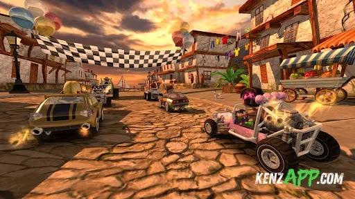 لقطة شاشة 1 من Beach Buggy Racing