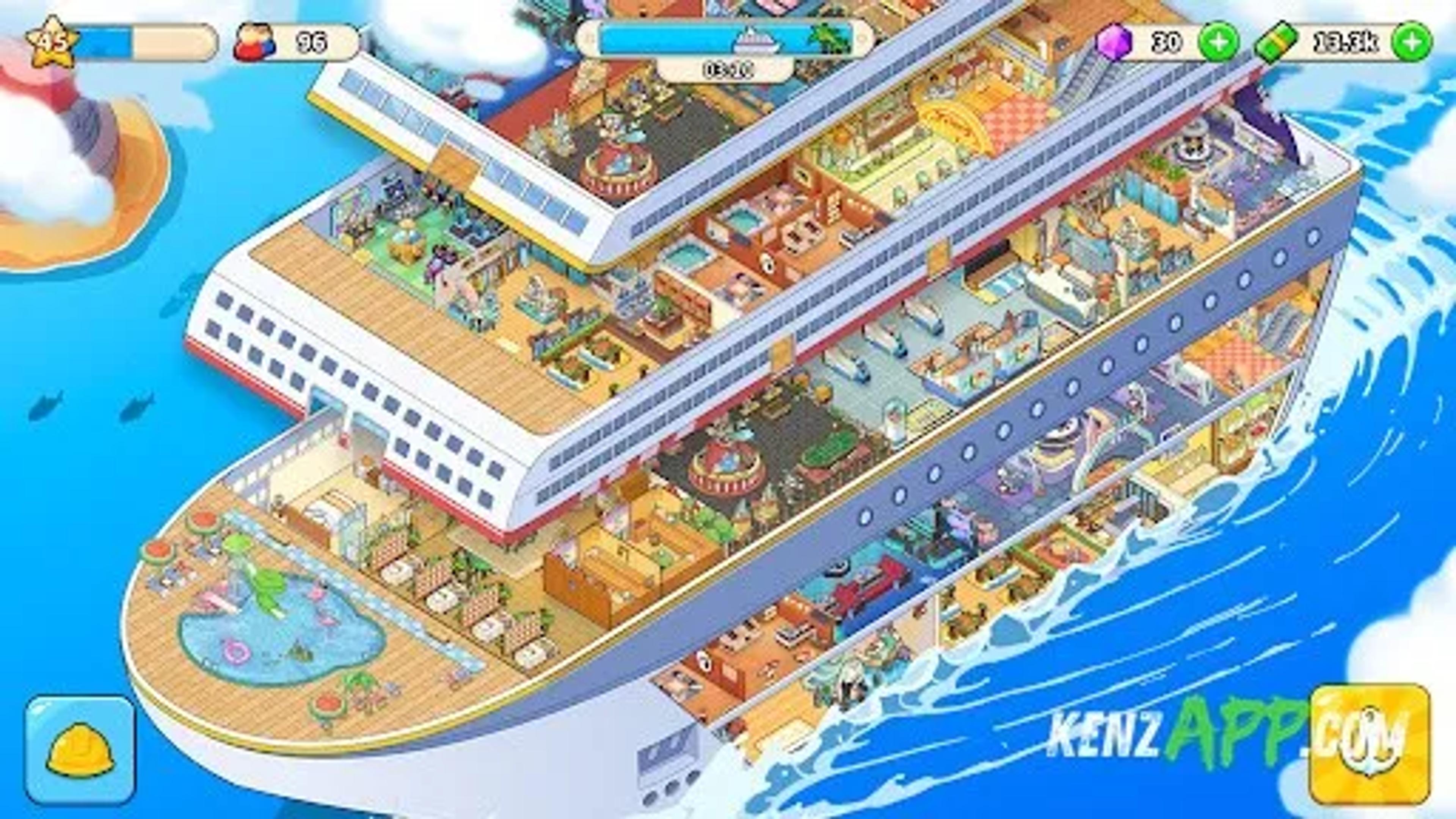 لقطة شاشة 3 من My Cruise: Idle ship Tycoon