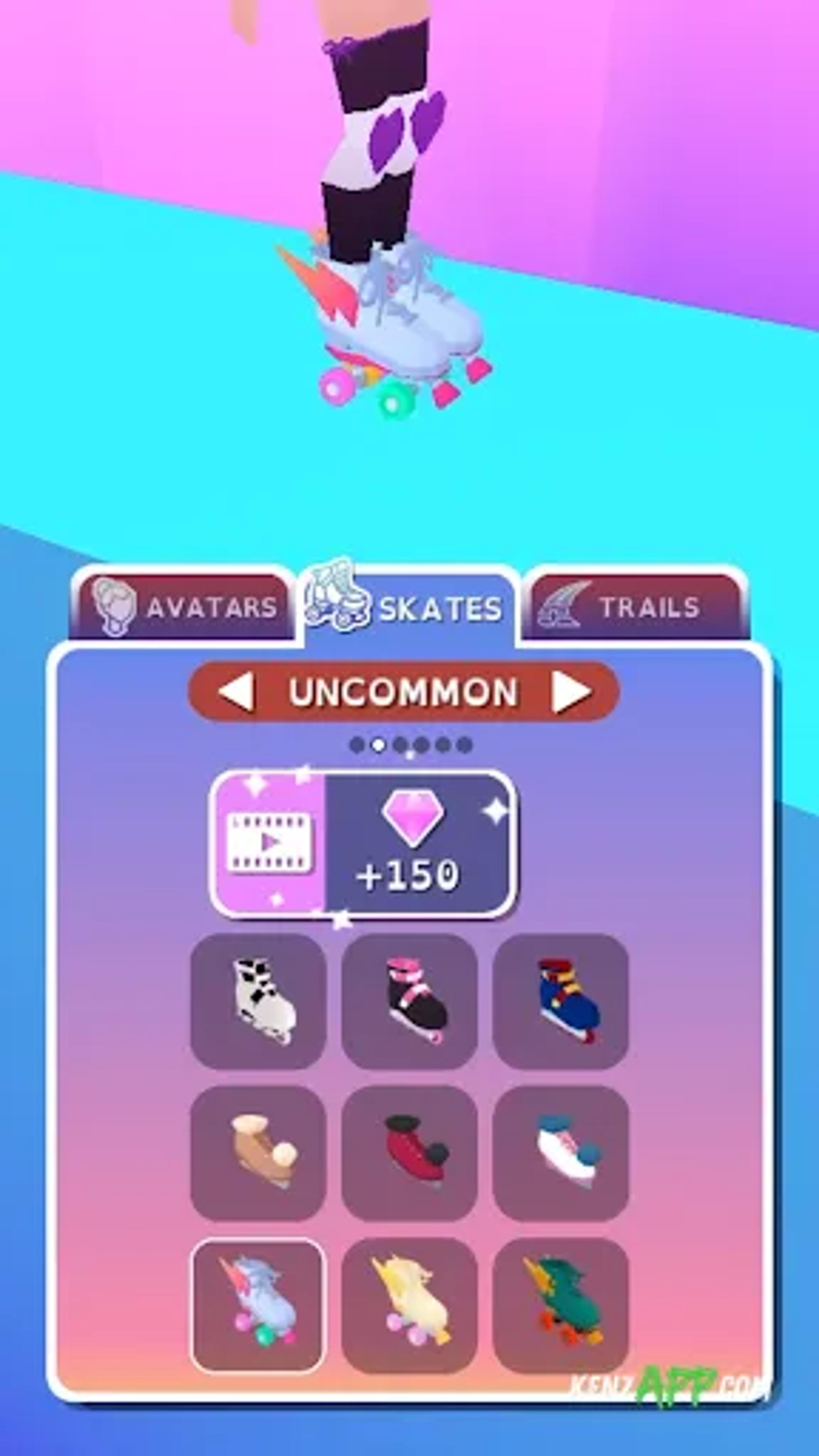 لقطة شاشة 4 من Sky Roller: Rainbow Skating