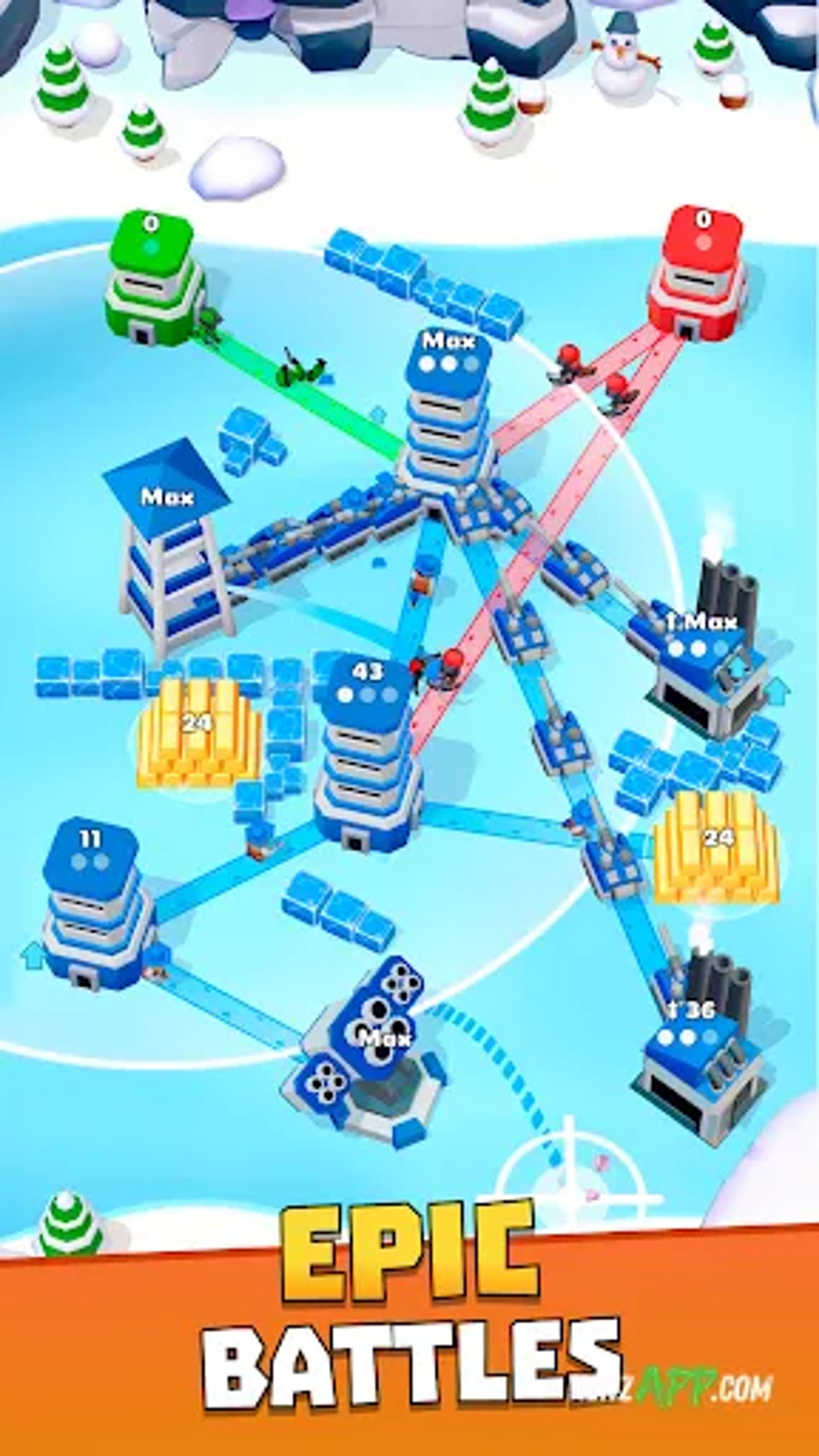 لقطة شاشة 3 من Tower War - Tactical Conquest