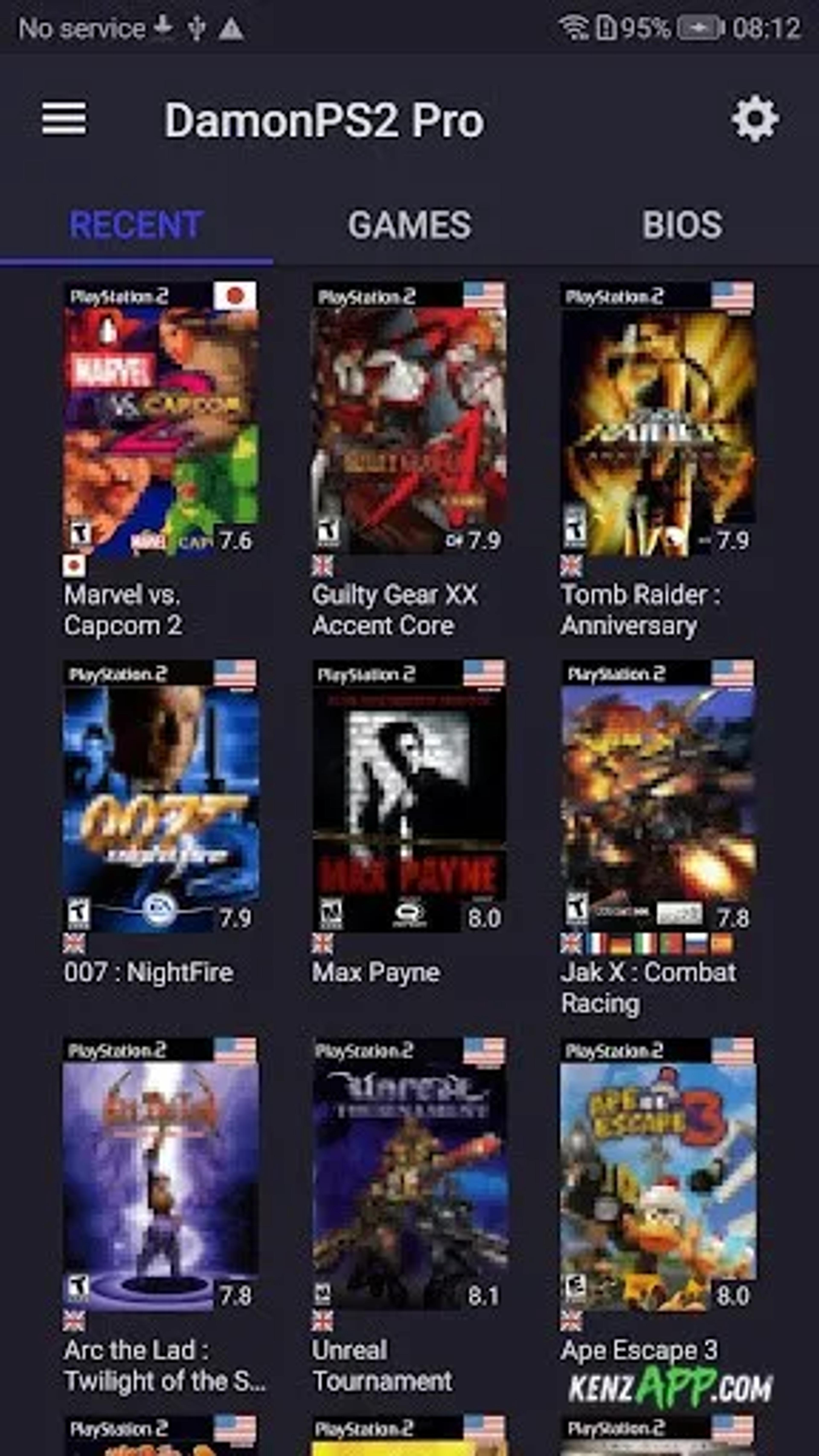 لقطة شاشة 1 من PS2 Emulator DamonPS2 PPSSPP