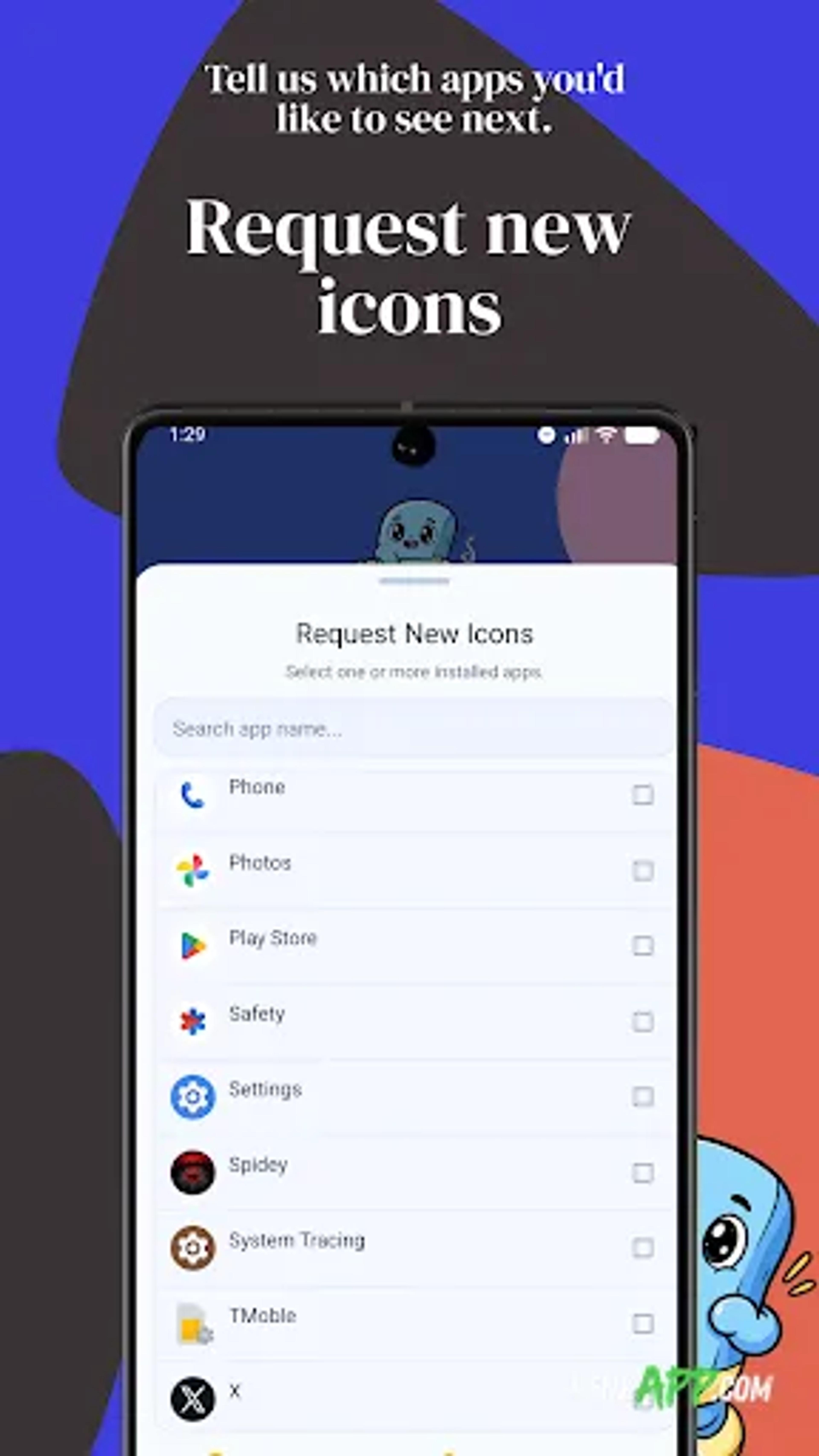 لقطة شاشة 4 من Doodle - Cartoon Icon pack