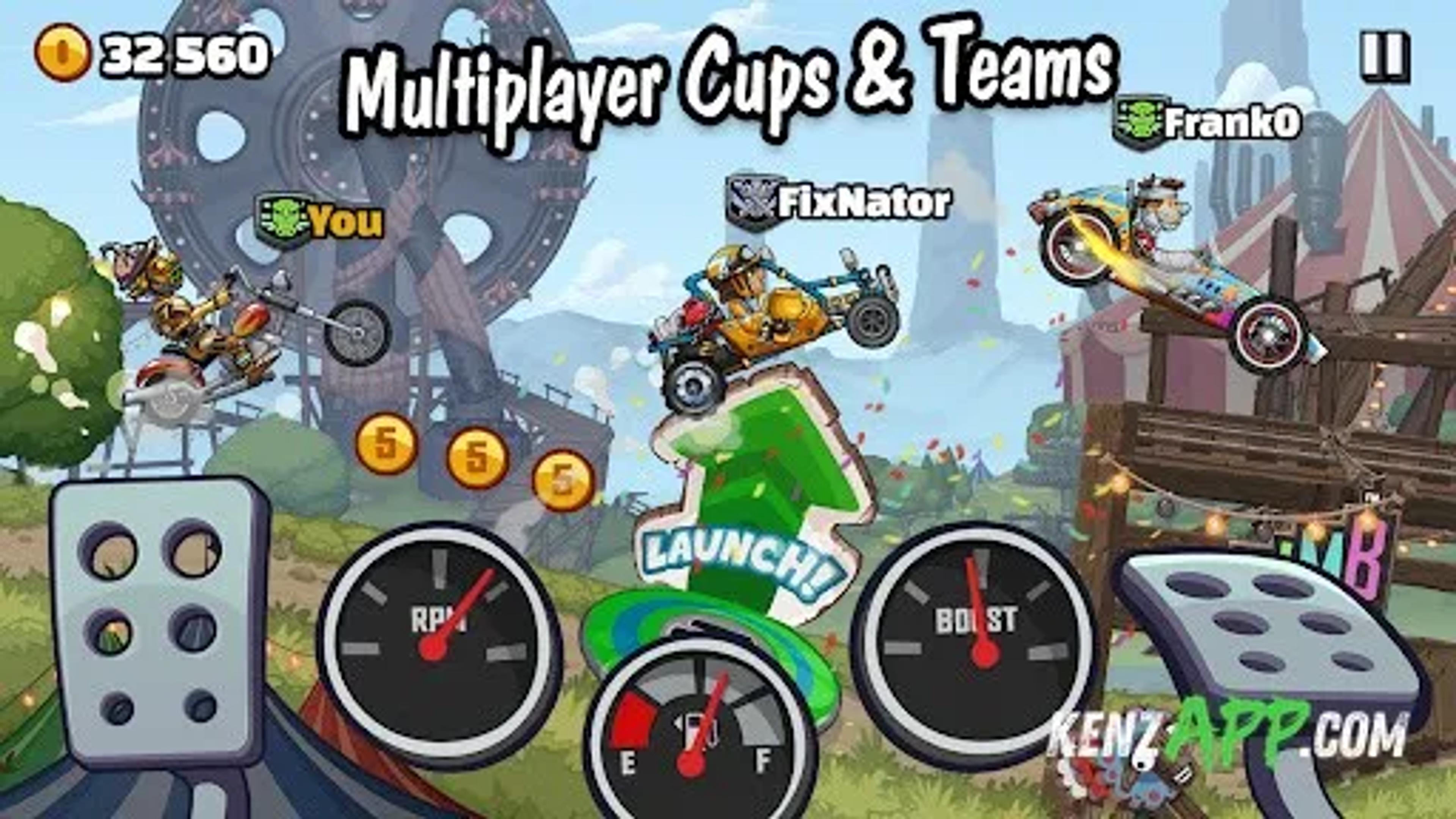 لقطة شاشة 4 من Hill Climb Racing 2
