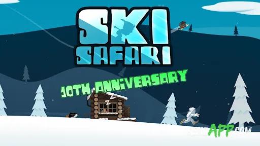 لقطة شاشة 1 من Ski Safari - 10th Anniversary