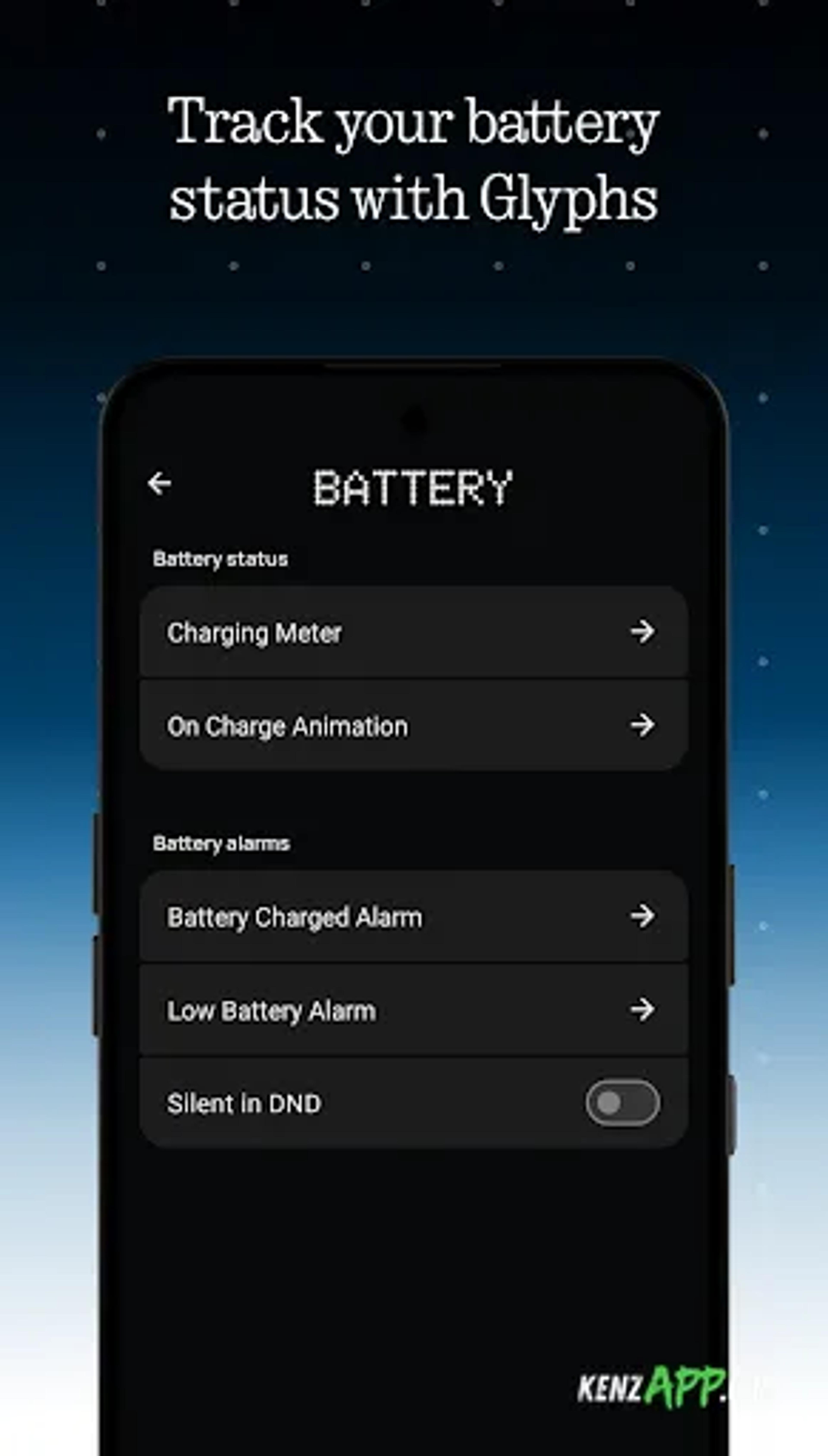 لقطة شاشة 2 من Glyphify: Custom Nothing Glyph