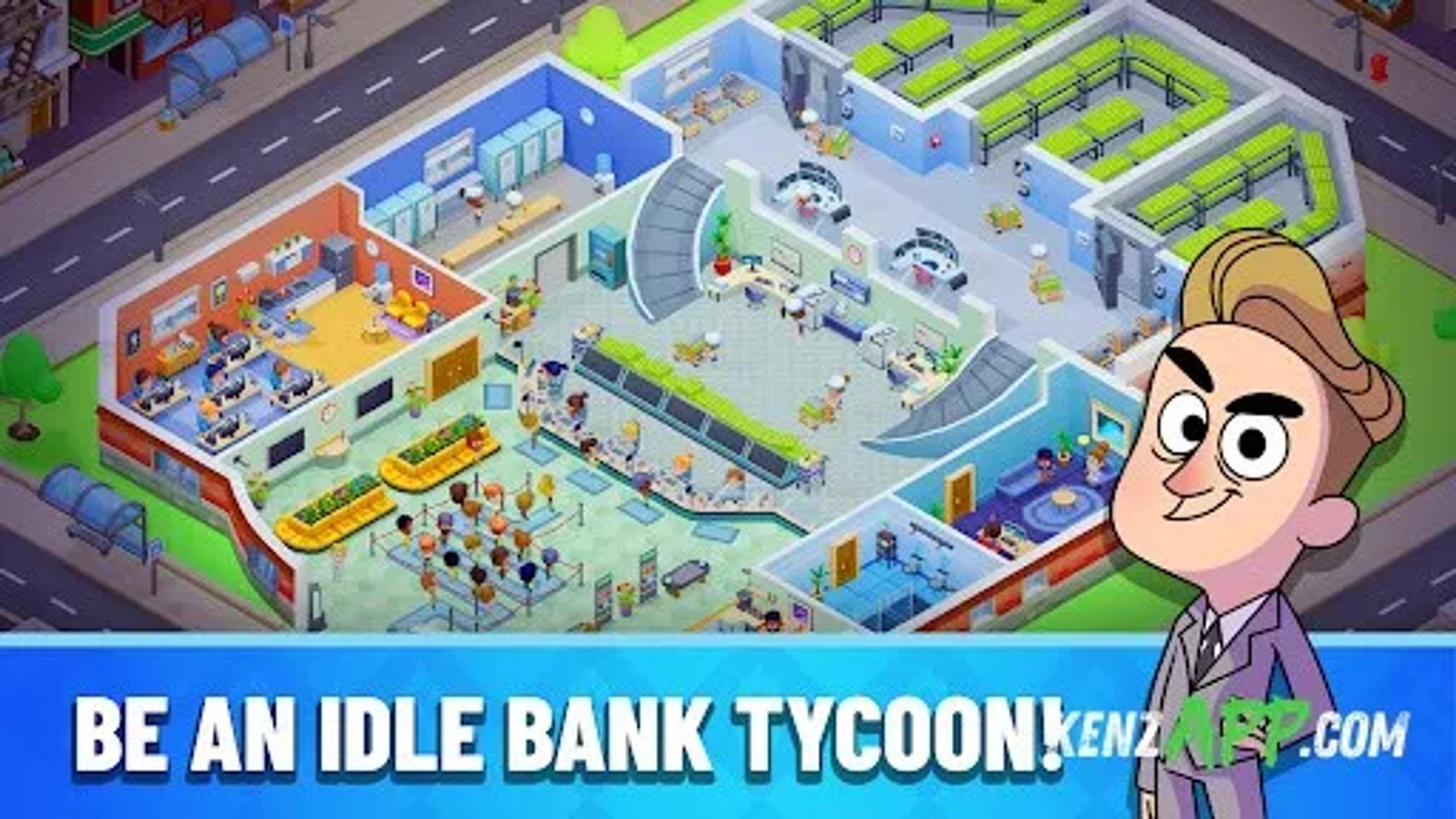 لقطة شاشة 1 من Idle Bank Tycoon: Money Empire