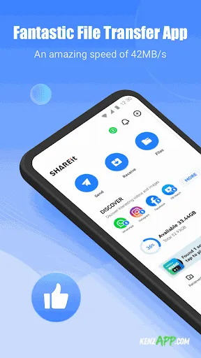 لقطة شاشة 1 من SHAREit: Transfer, Share Files