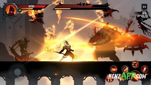 لقطة شاشة 2 من Shadow Knight: Ninja Fighting
