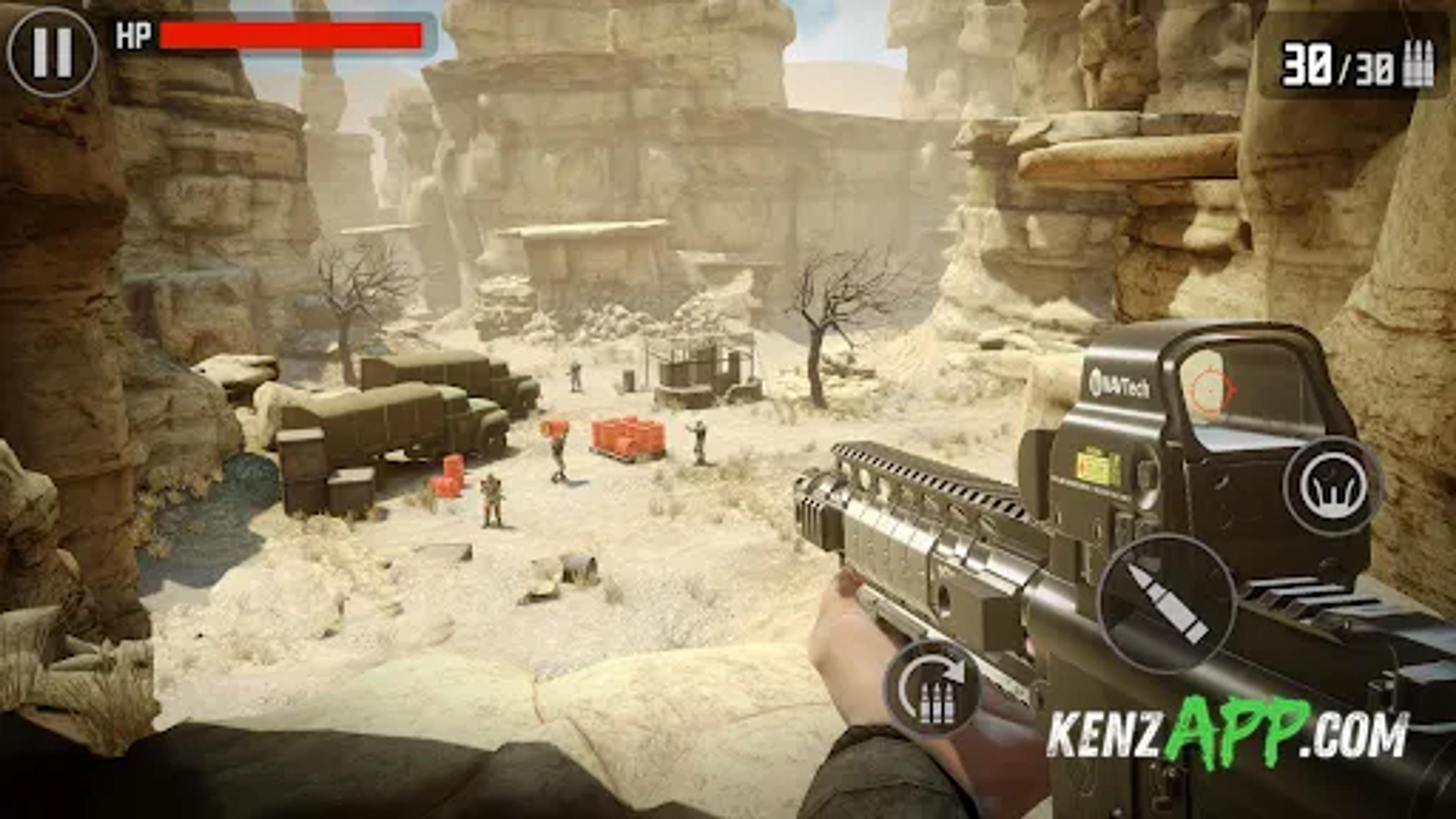 لقطة شاشة 2 من Zombie Sniper War 3 - Fire FPS