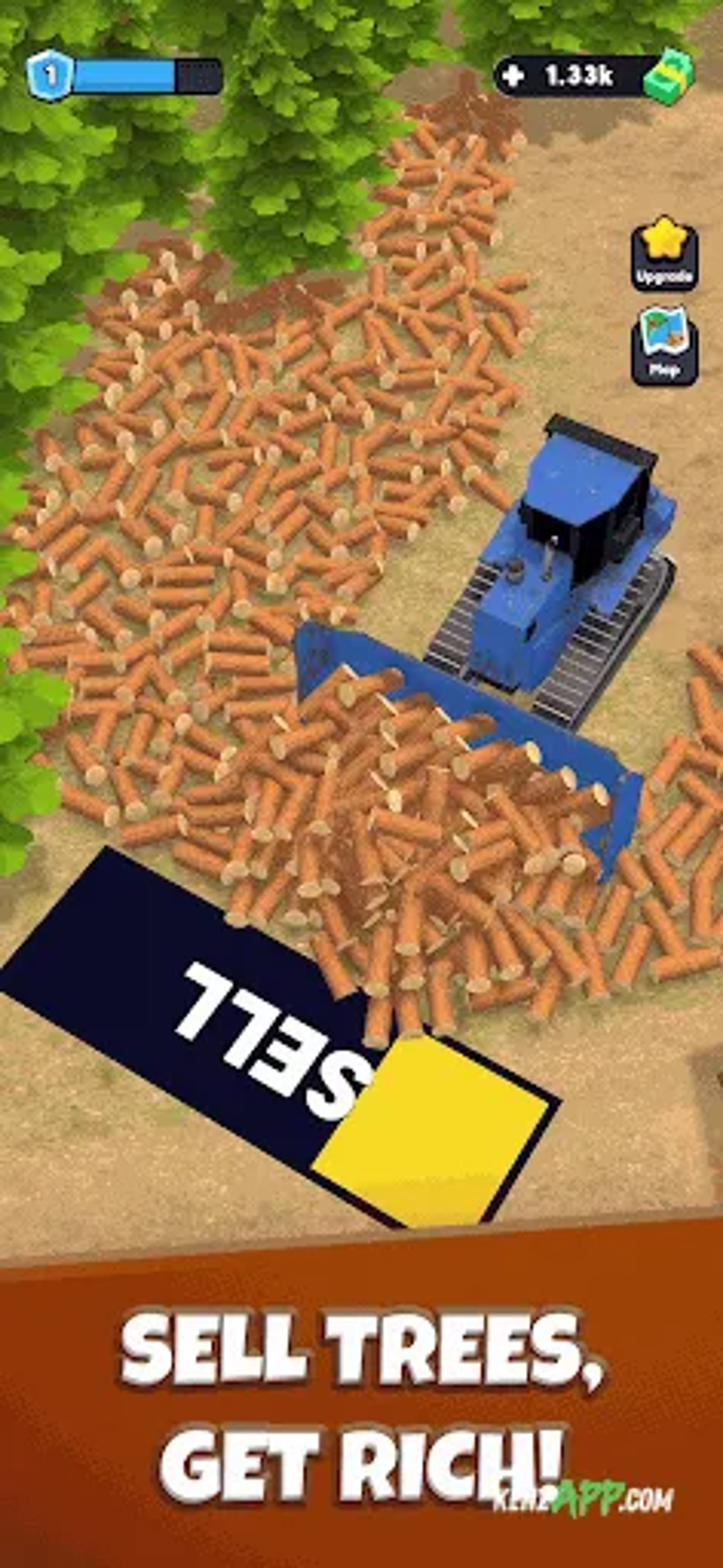 لقطة شاشة 3 من Idle Lumber Chopper Empire Inc