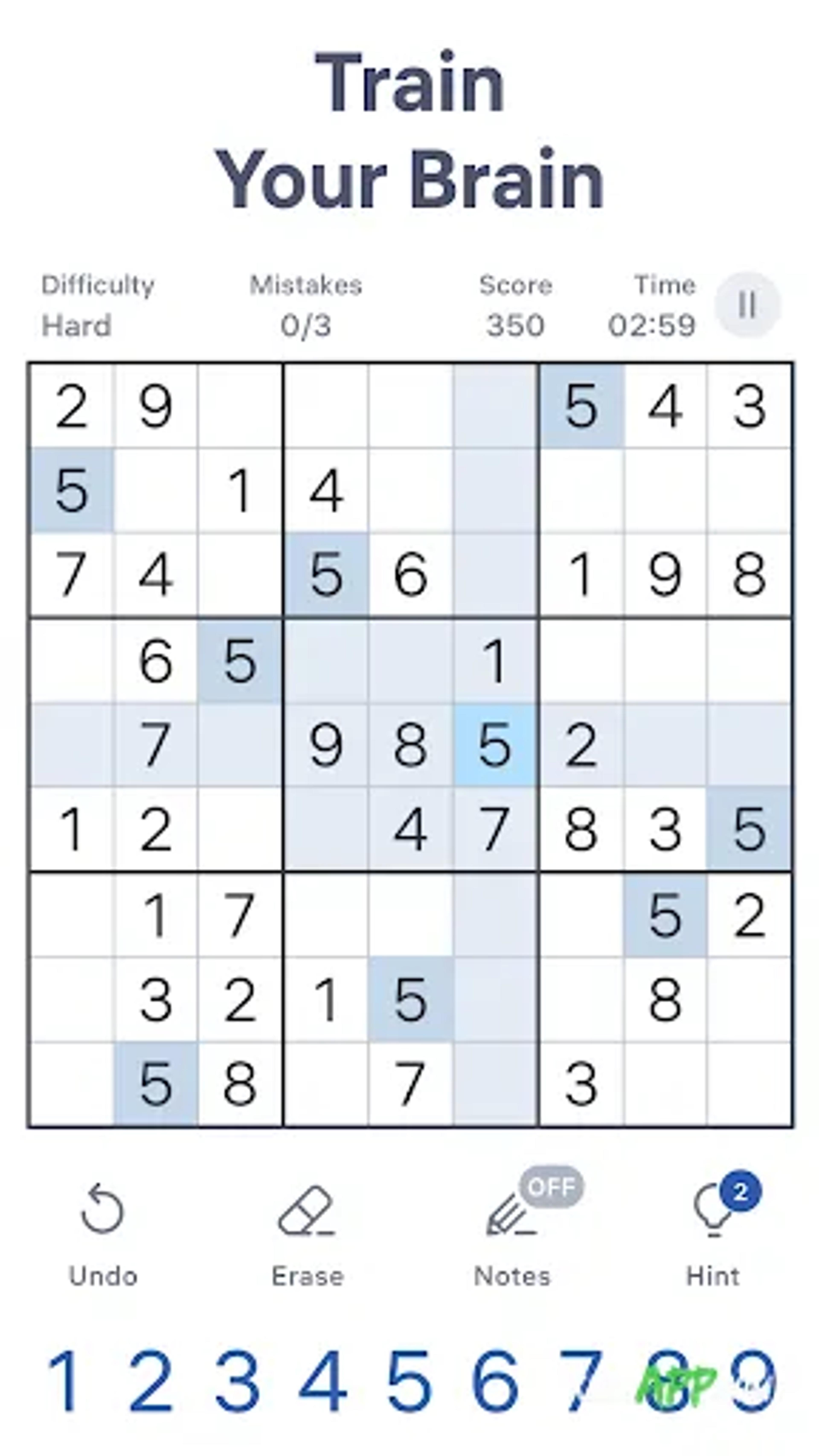 لقطة شاشة 2 من Sudoku.com - Sudoku Puzzle