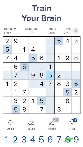 لقطة شاشة 2 من Sudoku.com - Sudoku Puzzle