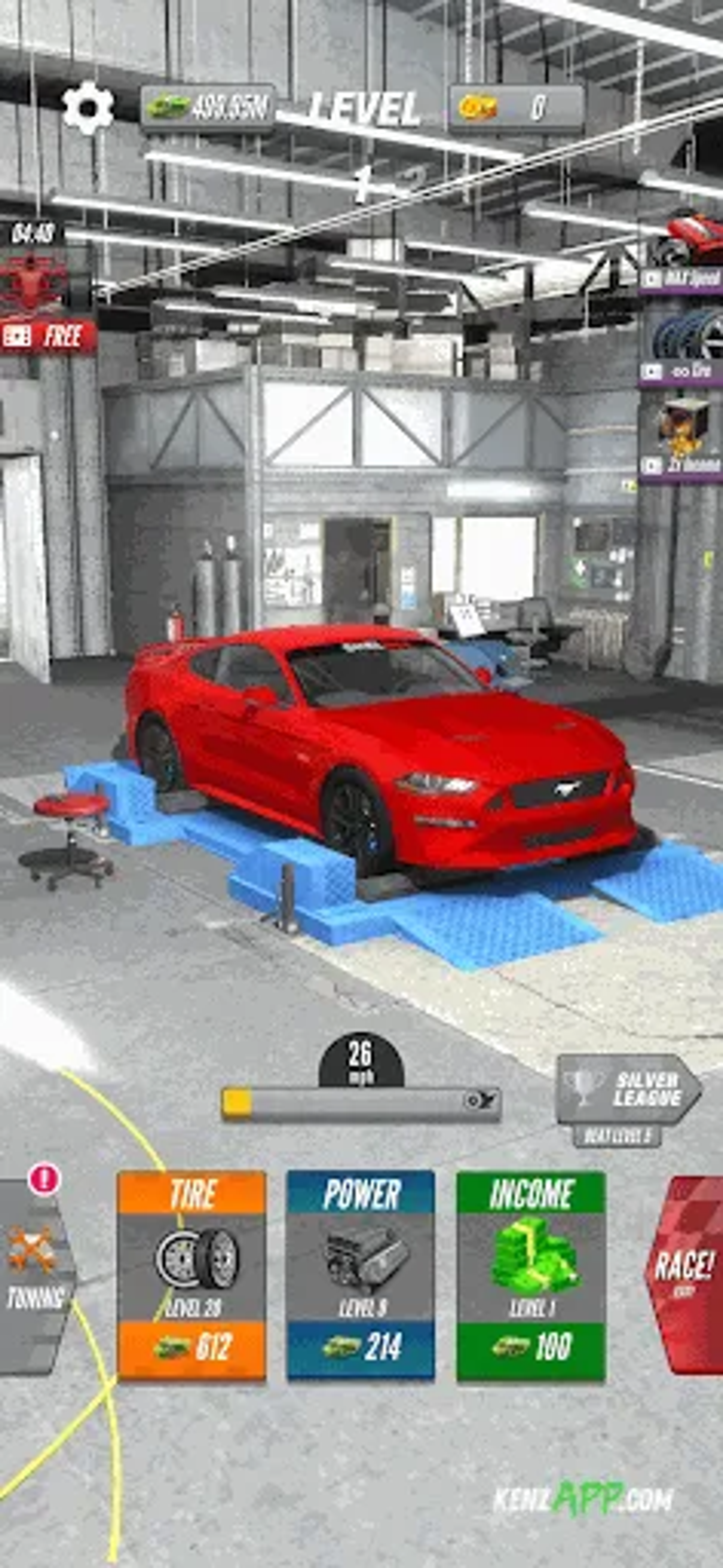 لقطة شاشة 4 من Dyno 2 Race - Car Tuning