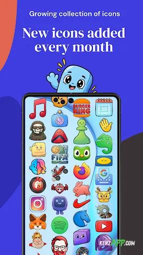 لقطة شاشة 2 من Doodle - Cartoon Icon pack