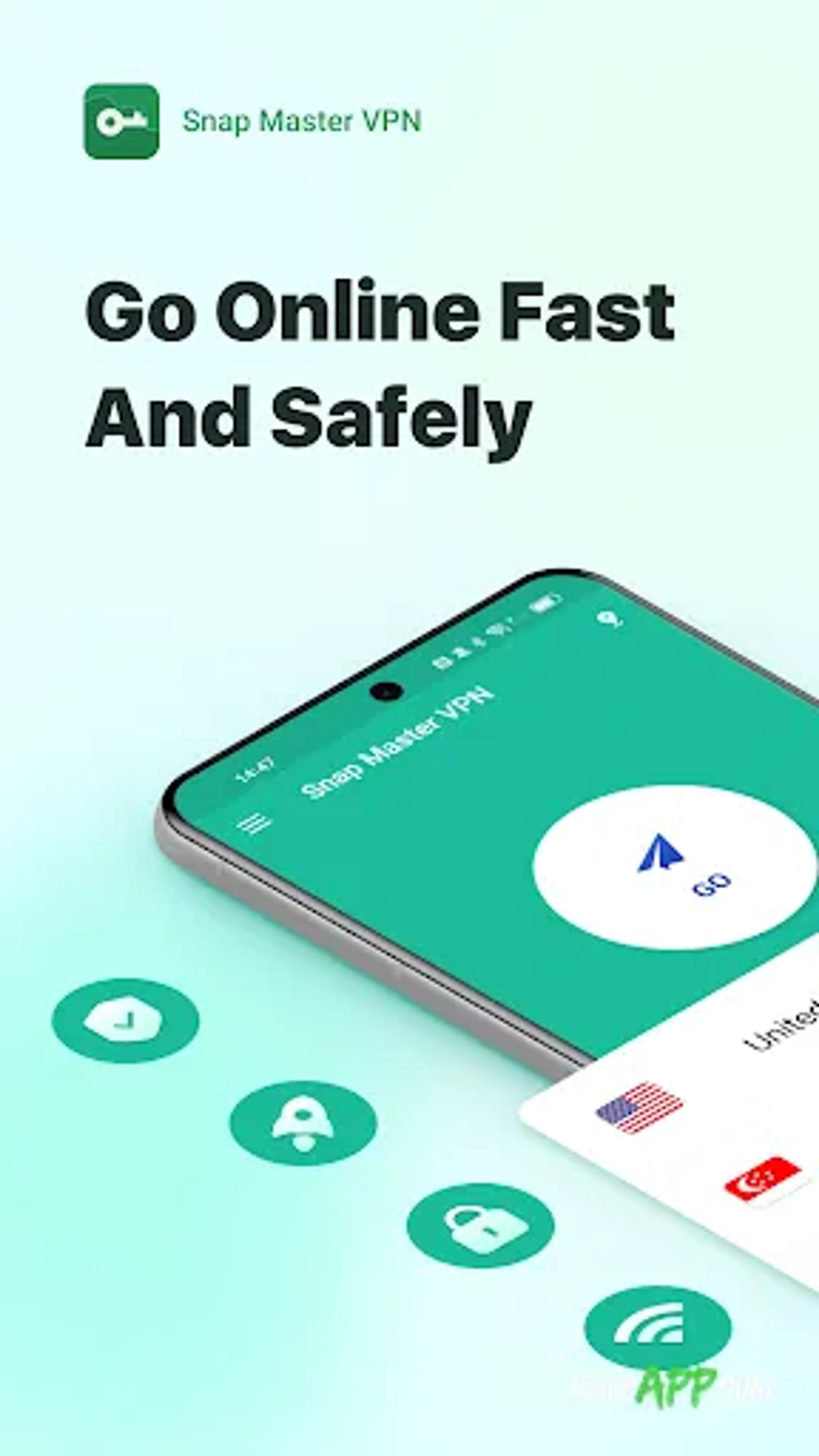 لقطة شاشة 1 من Snap Master VPN: Super Vpn App