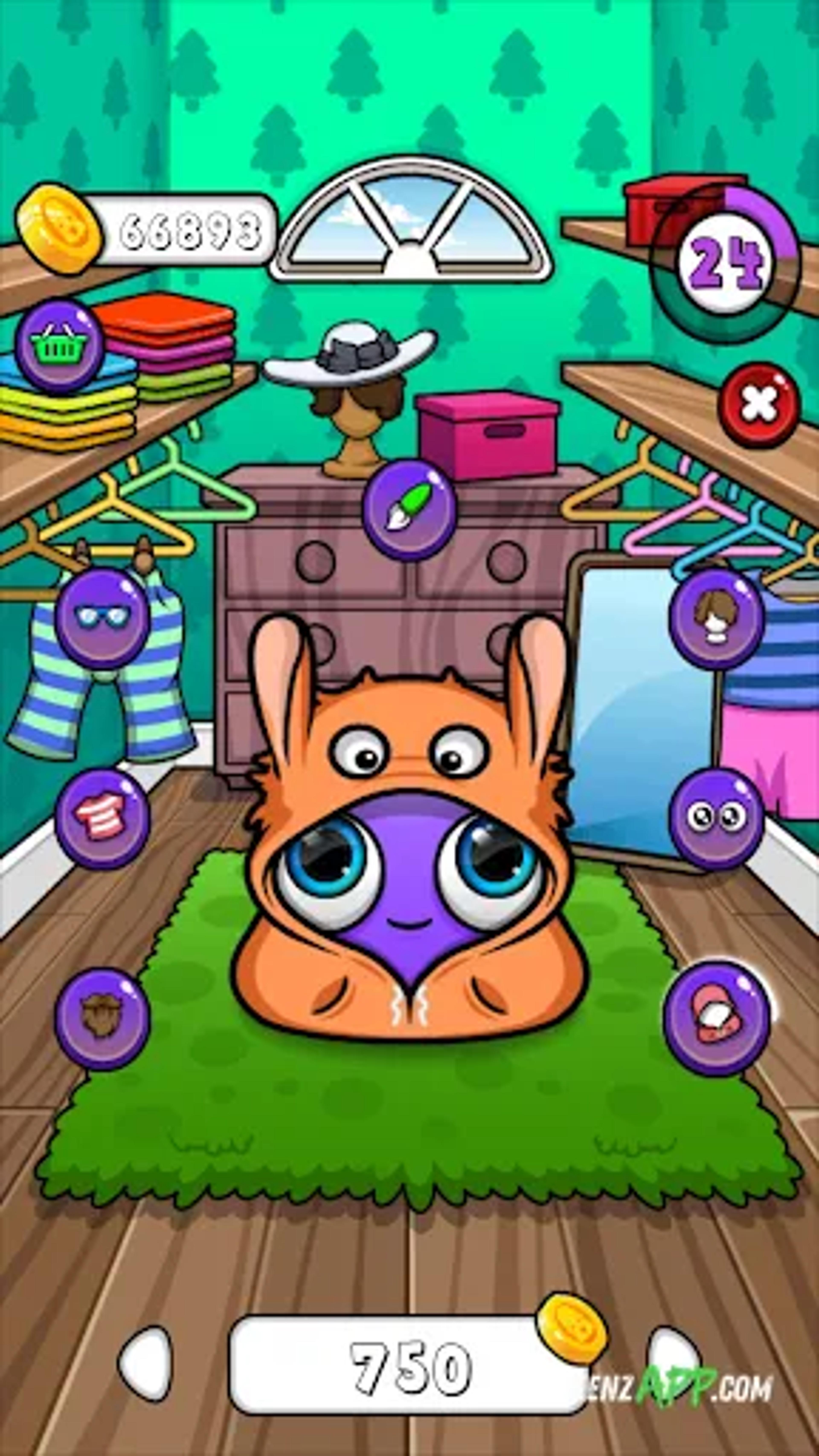 لقطة شاشة 4 من Moy 7 - Virtual Pet Game