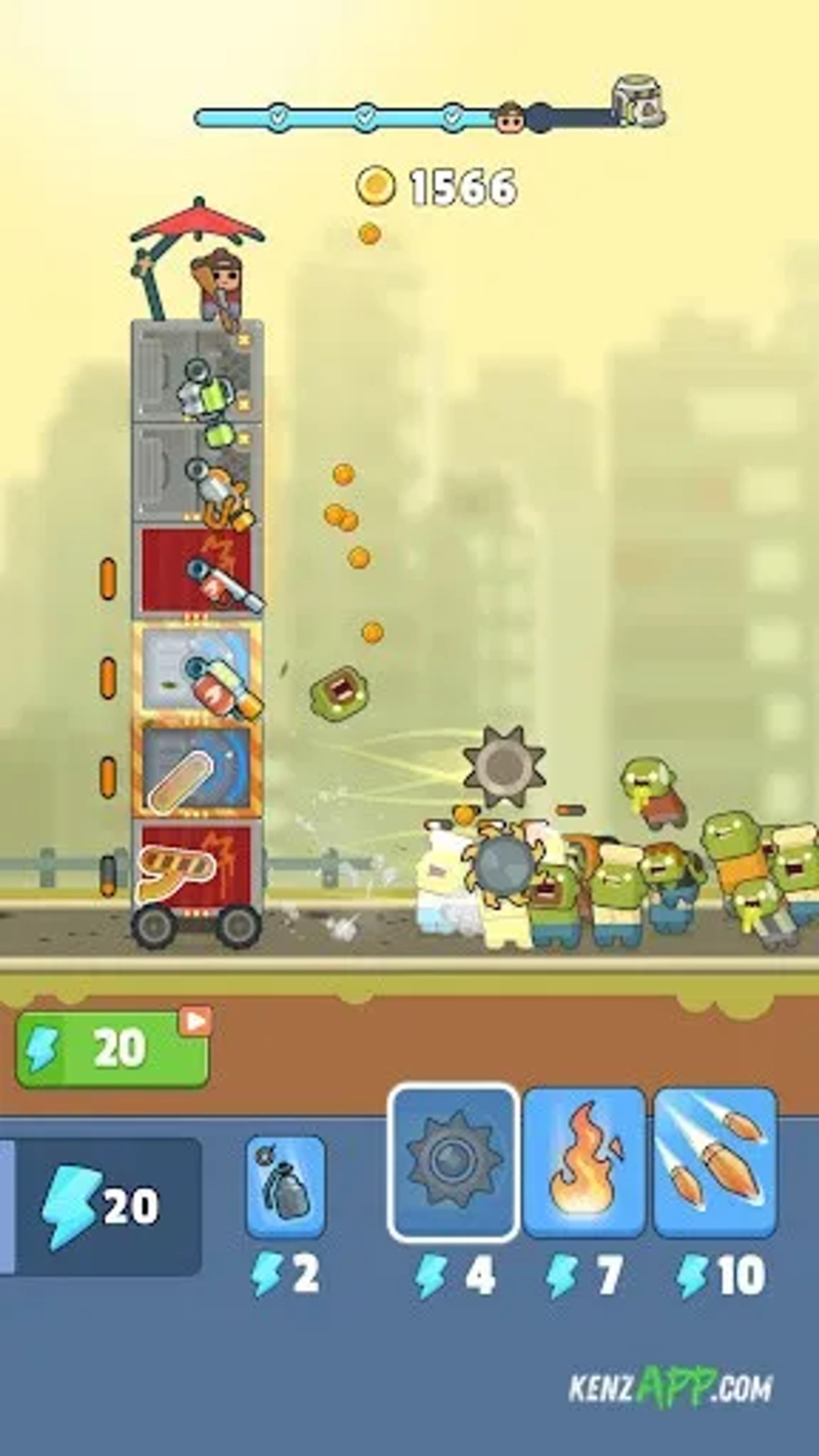 لقطة شاشة 2 من TDS - Tower Destiny Survive