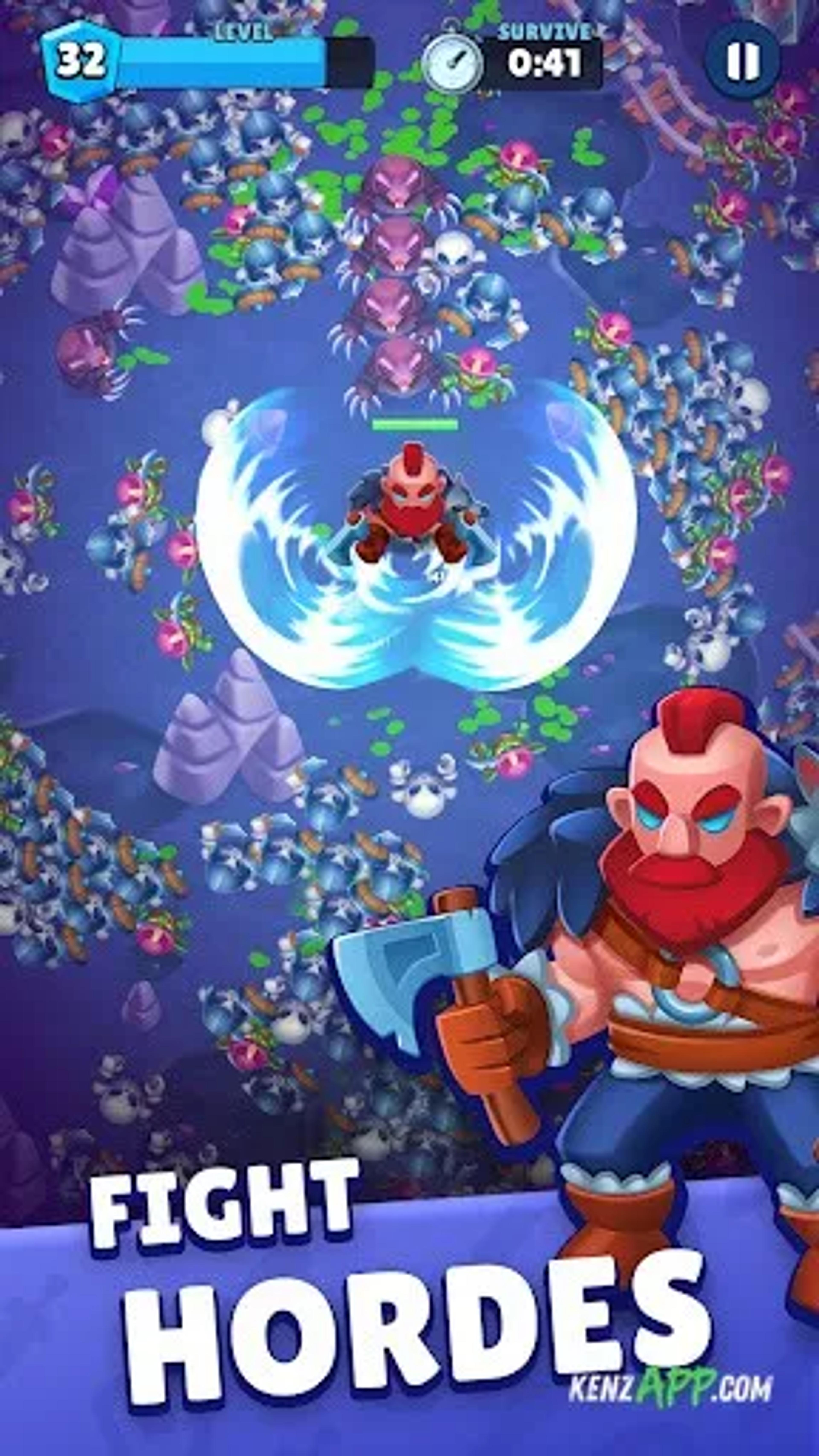 لقطة شاشة 2 من Heroes vs Hordes: Survival RPG