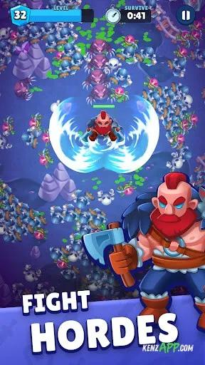 لقطة شاشة 2 من Heroes vs Hordes: Survival RPG