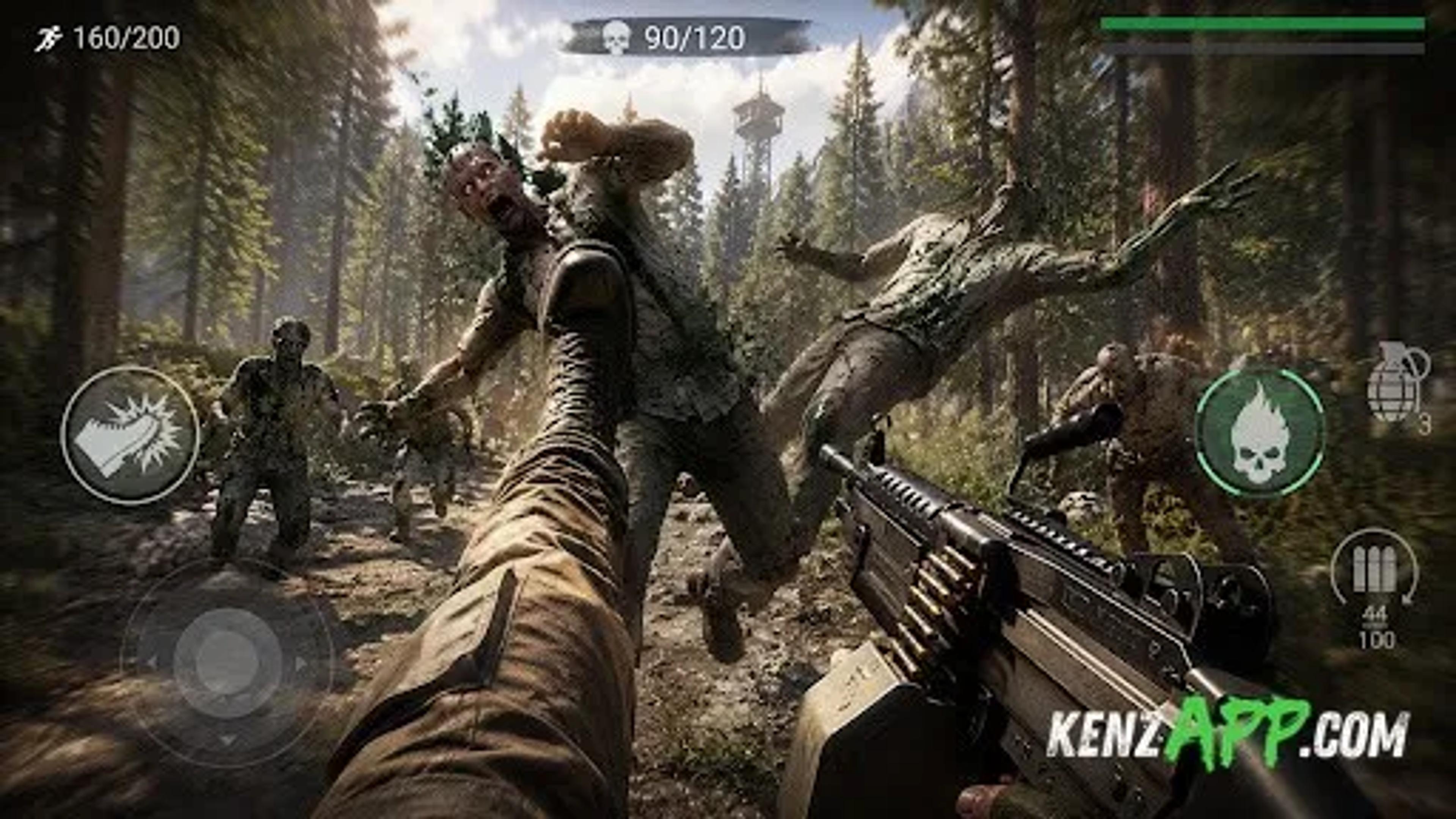 لقطة شاشة 2 من Zombeast: FPS Zombie Shooter