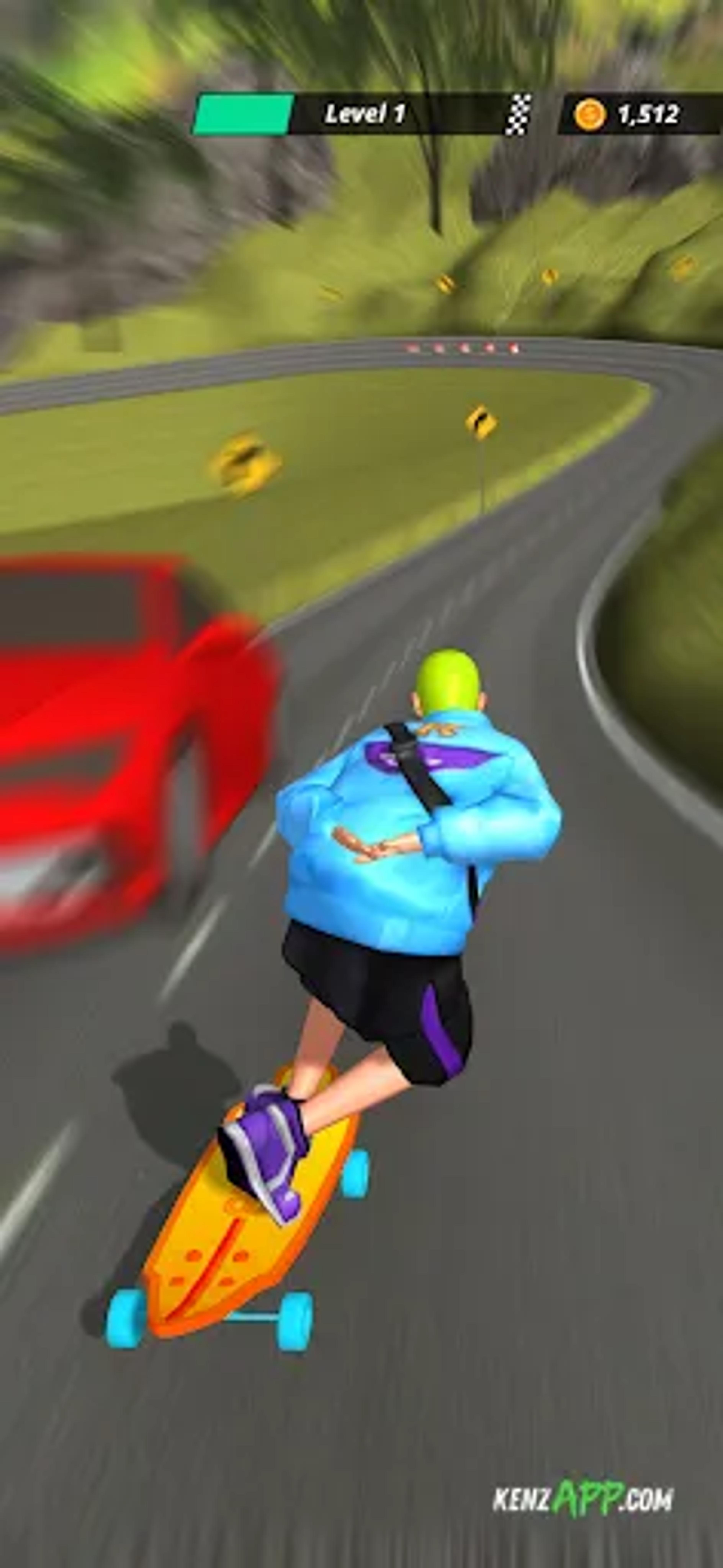 لقطة شاشة 4 من Downhill Racer