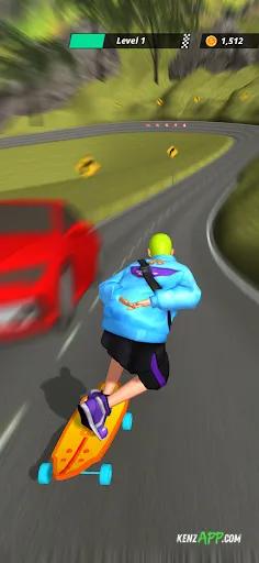 لقطة شاشة 4 من Downhill Racer