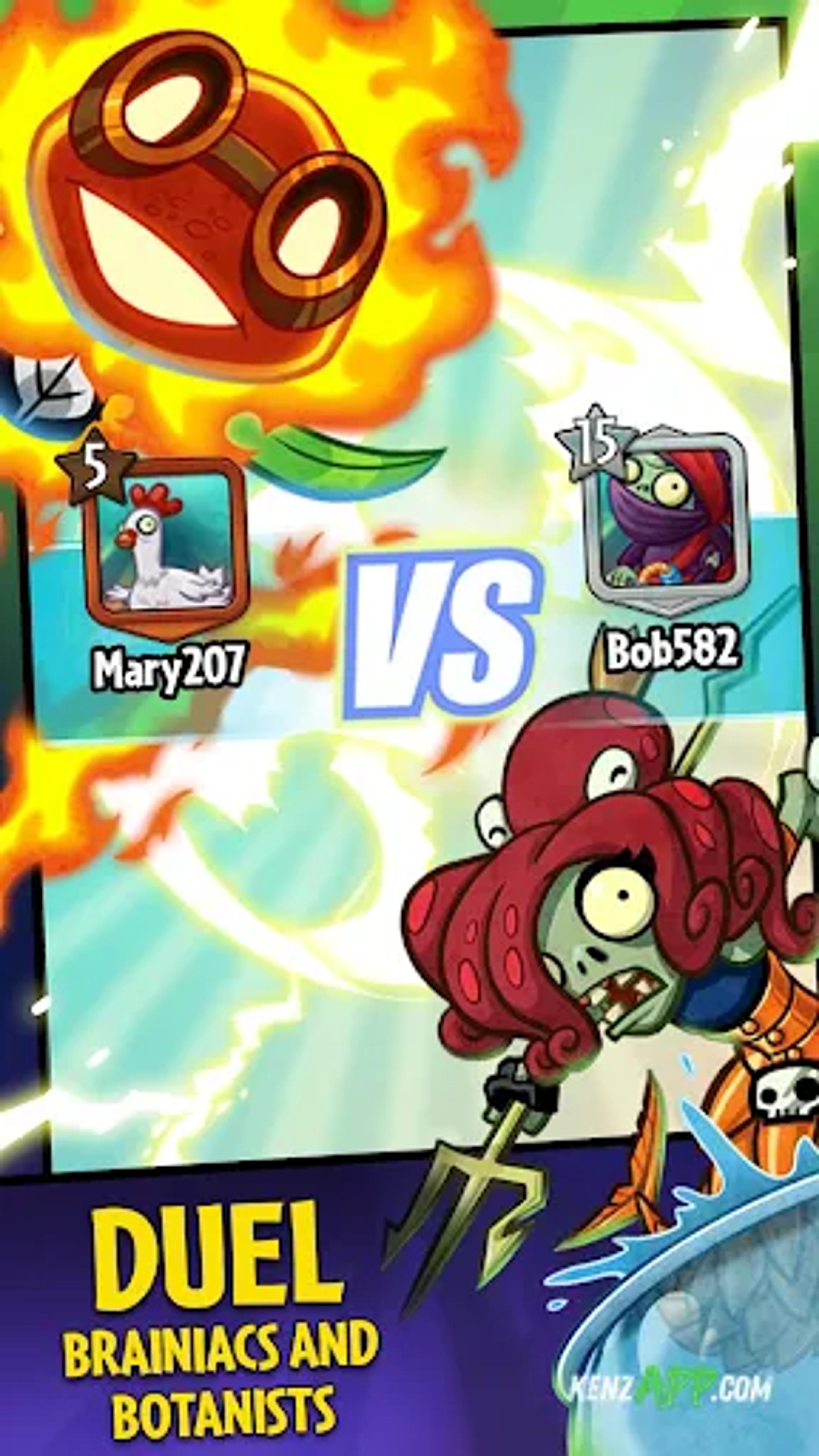 لقطة شاشة 3 من Plants vs. Zombies™ Heroes