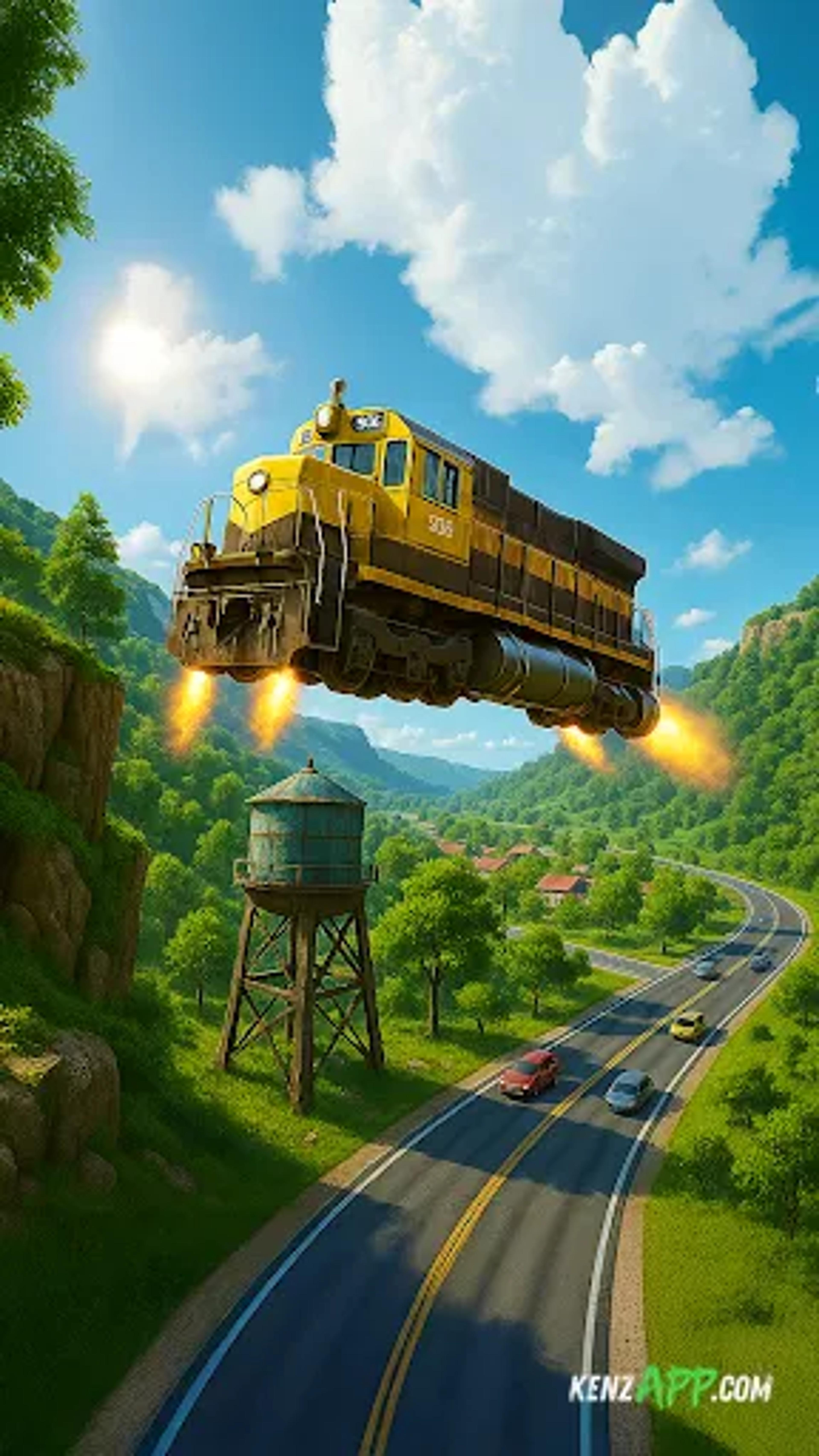 لقطة شاشة 3 من Train Ramp Jumping