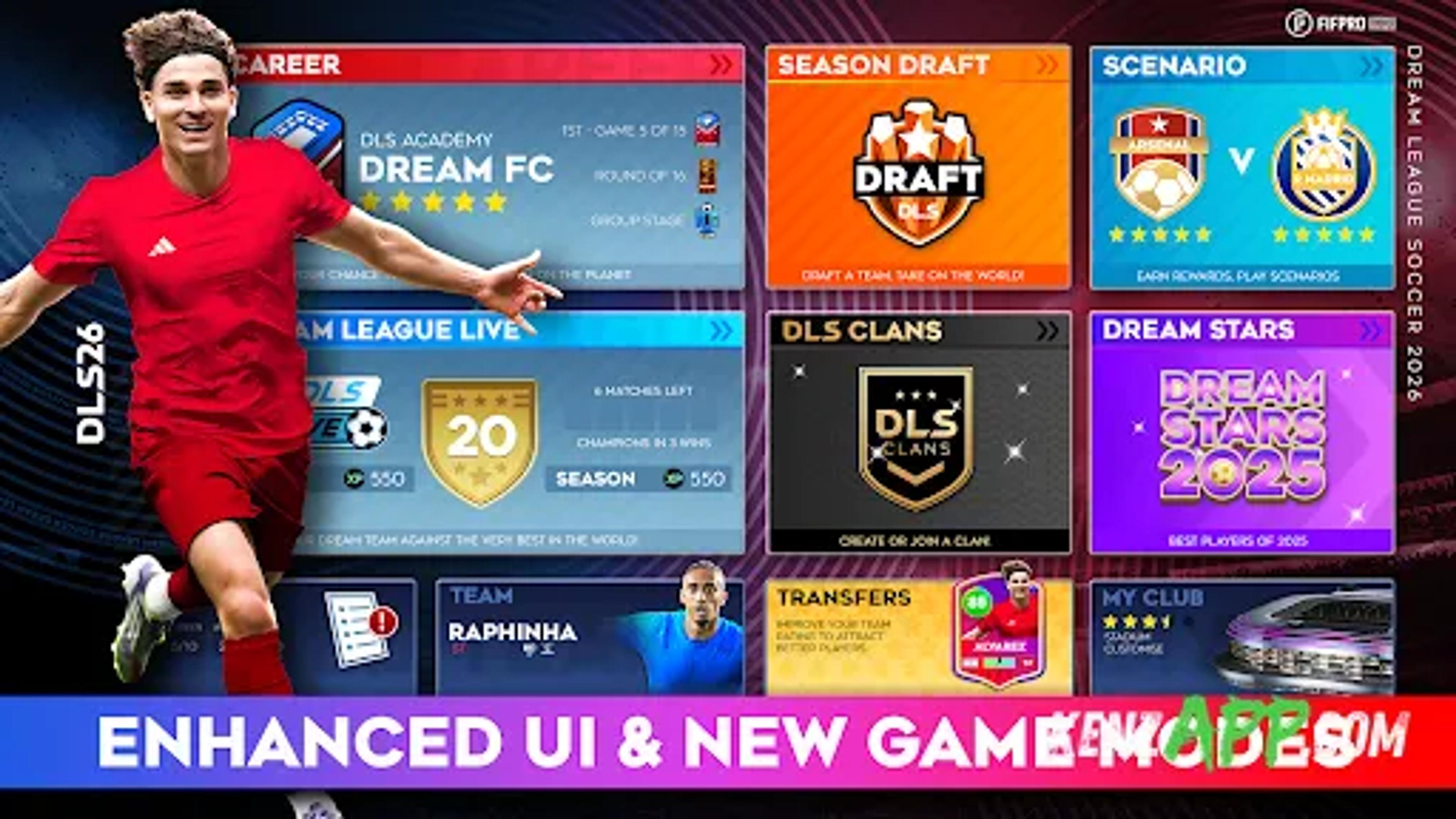 لقطة شاشة 2 من Dream League Soccer 2026