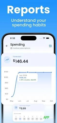 لقطة شاشة 4 من Subscription Tracker: SubFox