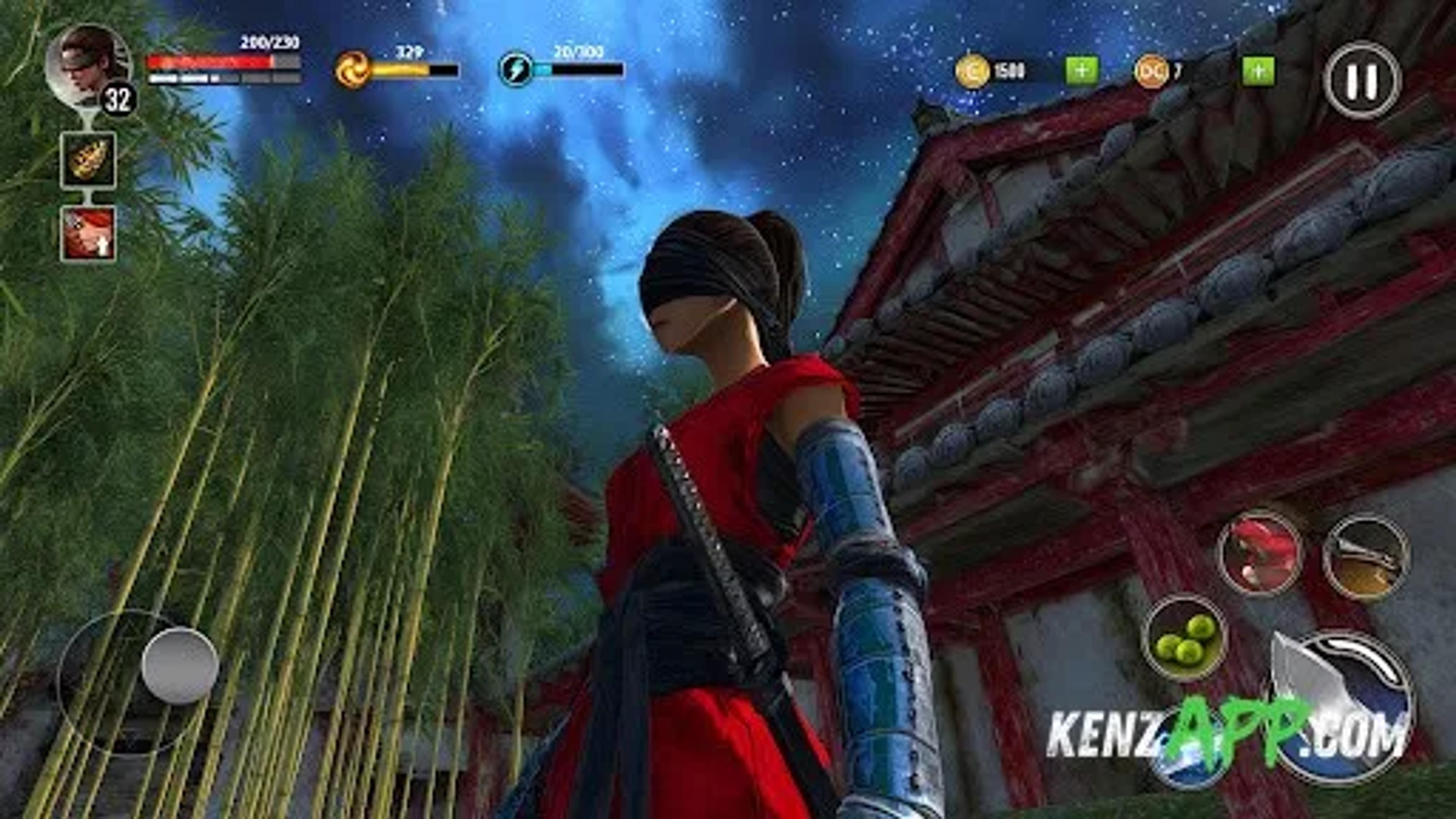 لقطة شاشة 2 من Ninja Ryuko: Shadow Ninja Game