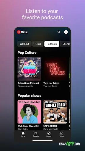 لقطة شاشة 4 من YouTube Music
