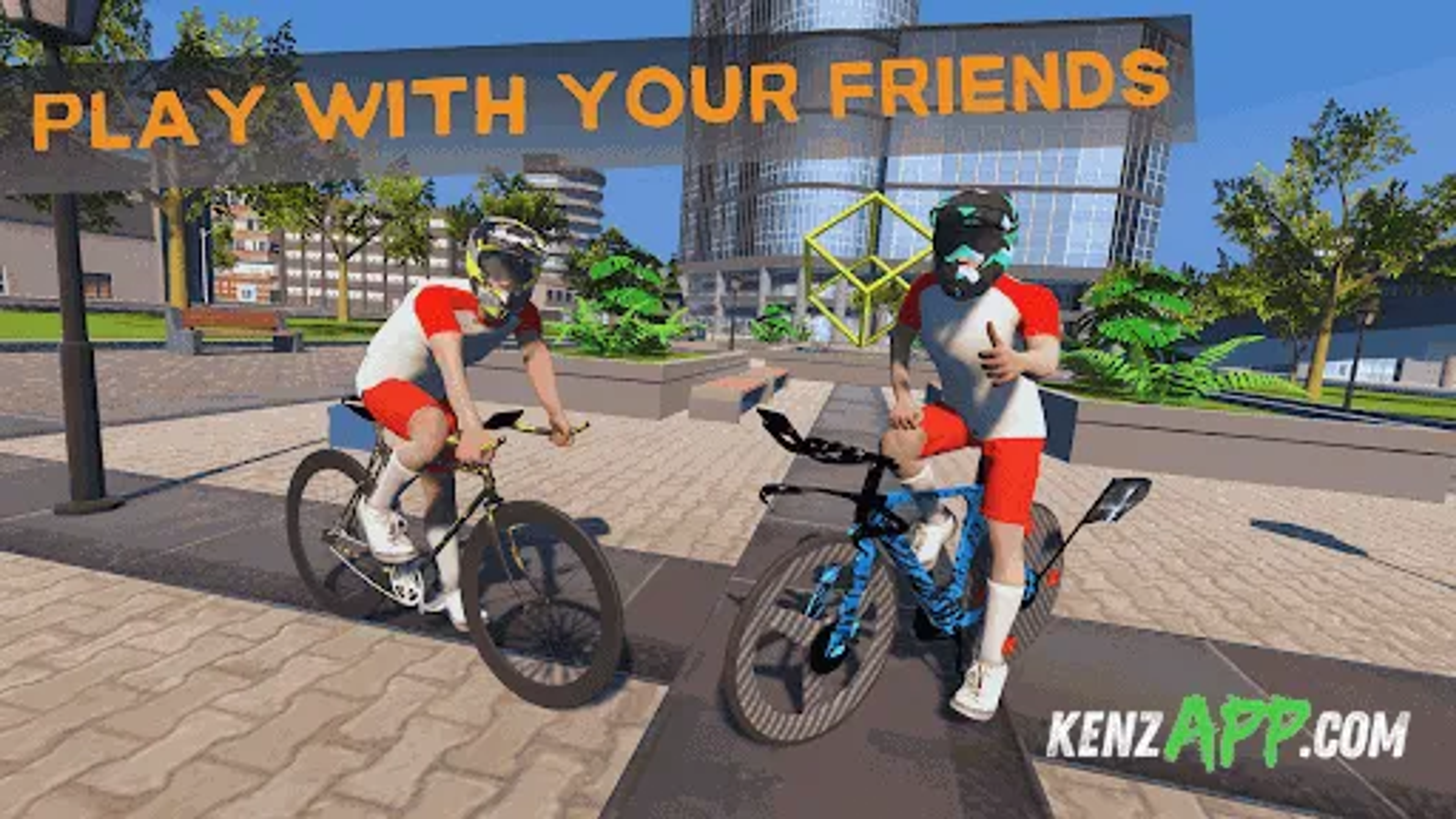لقطة شاشة 4 من Bicycle Extreme Rider 3D