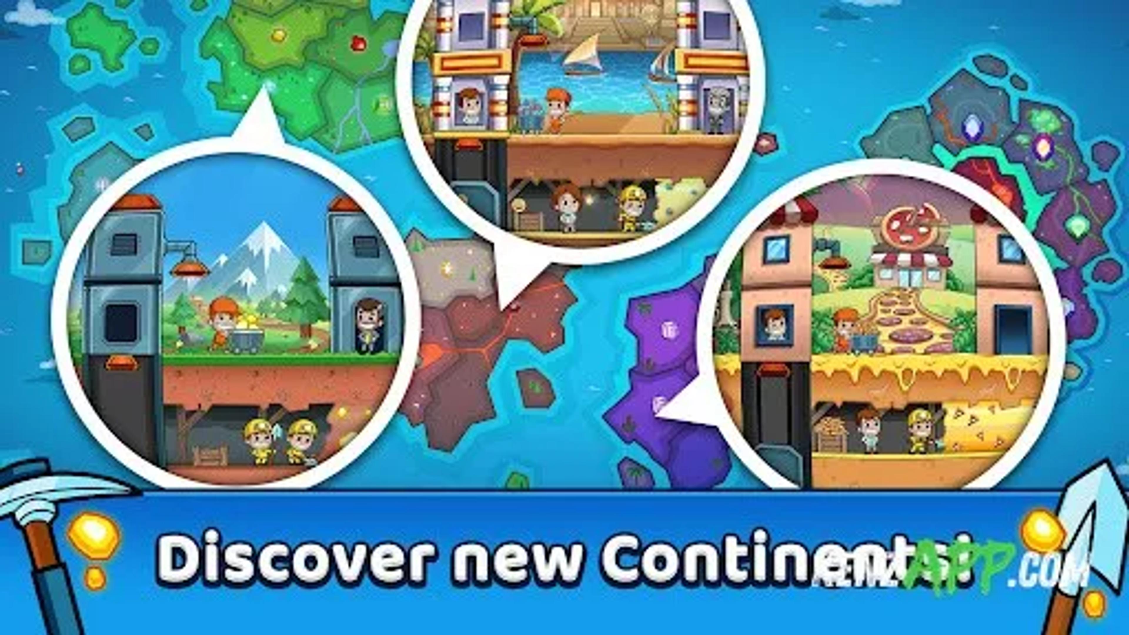 لقطة شاشة 4 من Idle Miner Tycoon: Gold Games