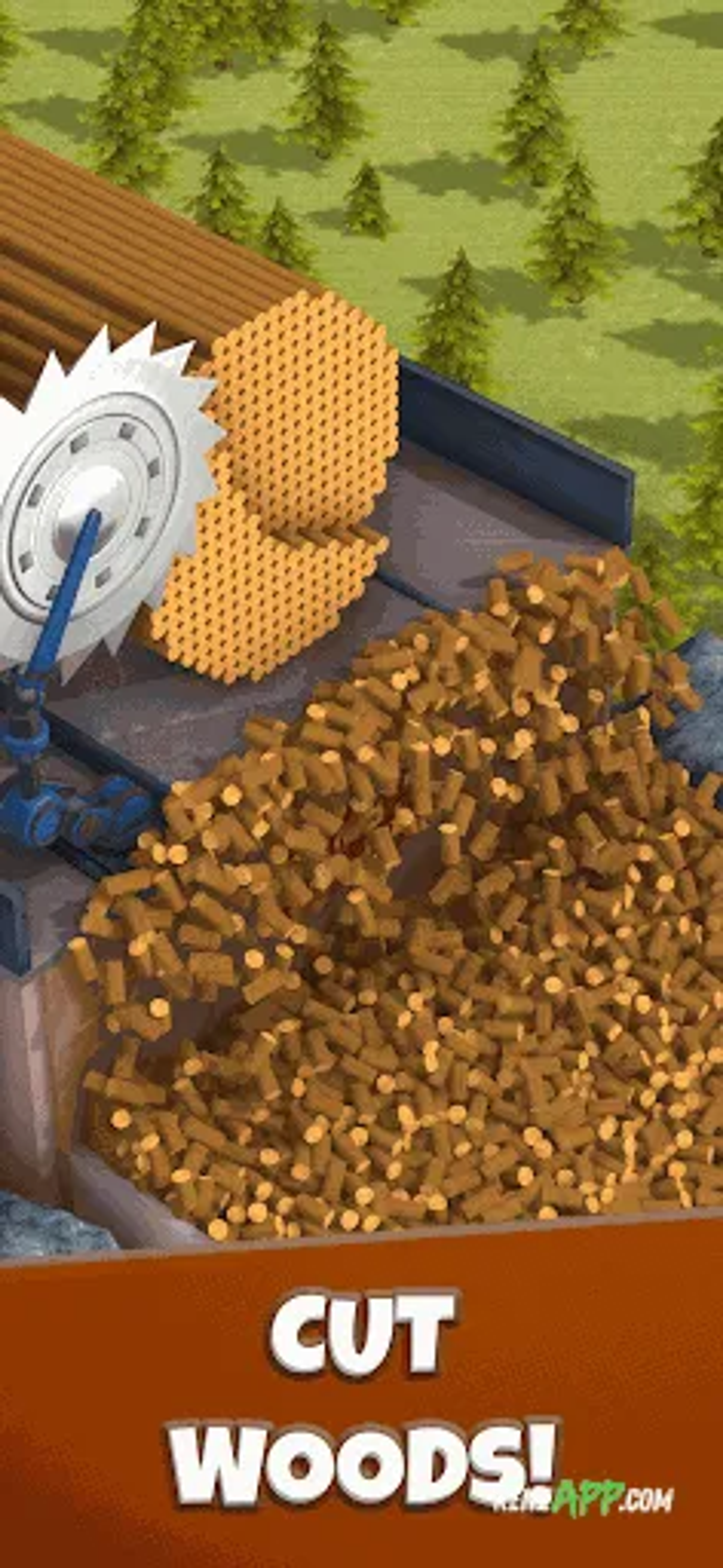 لقطة شاشة 2 من Idle Lumber Chopper Empire Inc
