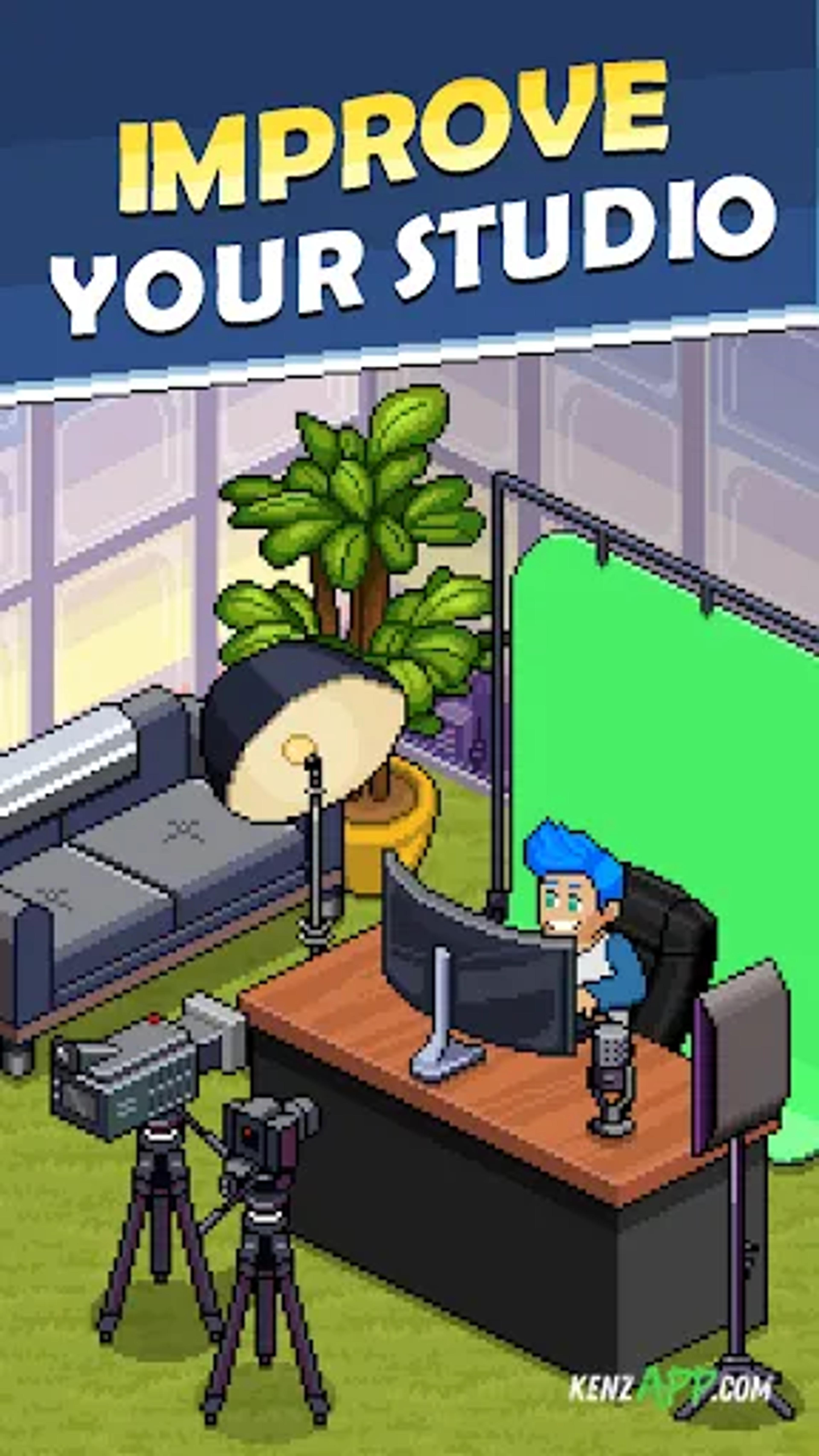 لقطة شاشة 1 من PewDiePie's Tuber Simulator