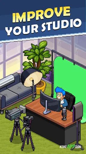 لقطة شاشة 1 من PewDiePie's Tuber Simulator