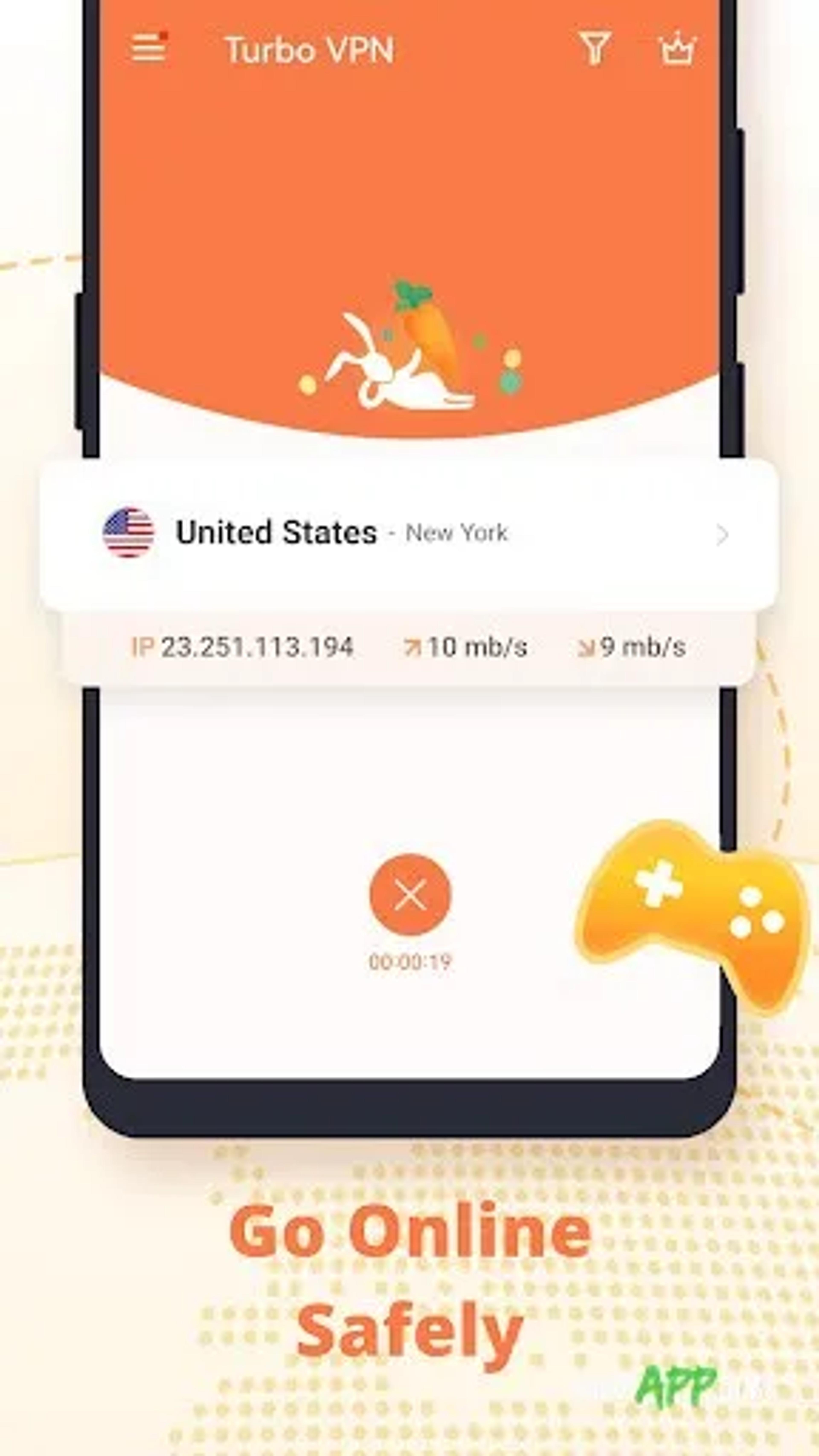 لقطة شاشة 4 من Turbo VPN - Secure VPN Proxy
