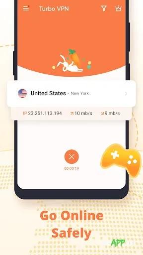 لقطة شاشة 4 من Turbo VPN - Secure VPN Proxy