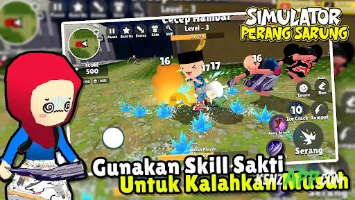 لقطة شاشة 2 من Simulator Perang Sarung 3D