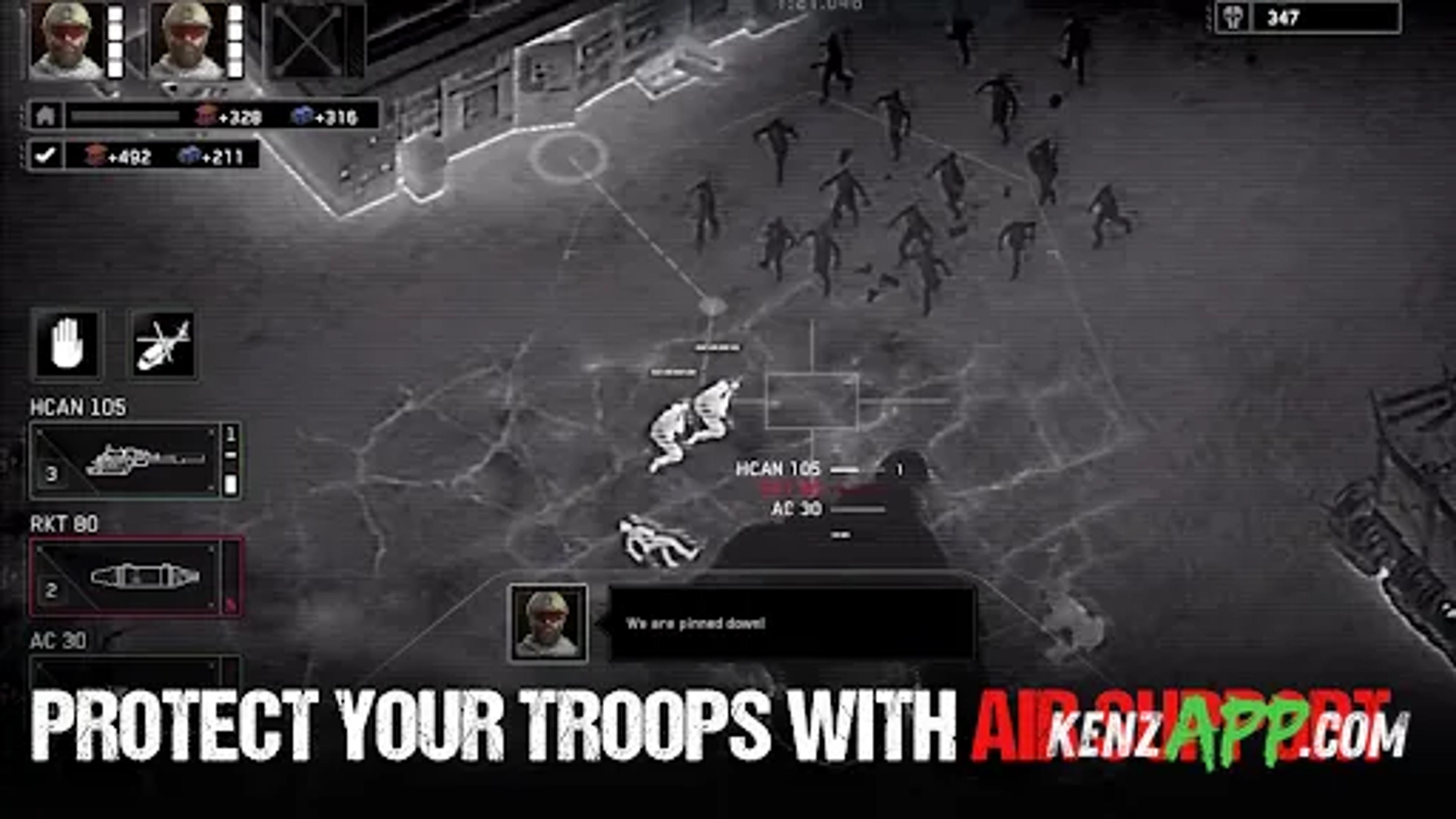 لقطة شاشة 3 من Zombie Gunship Survival: AC130