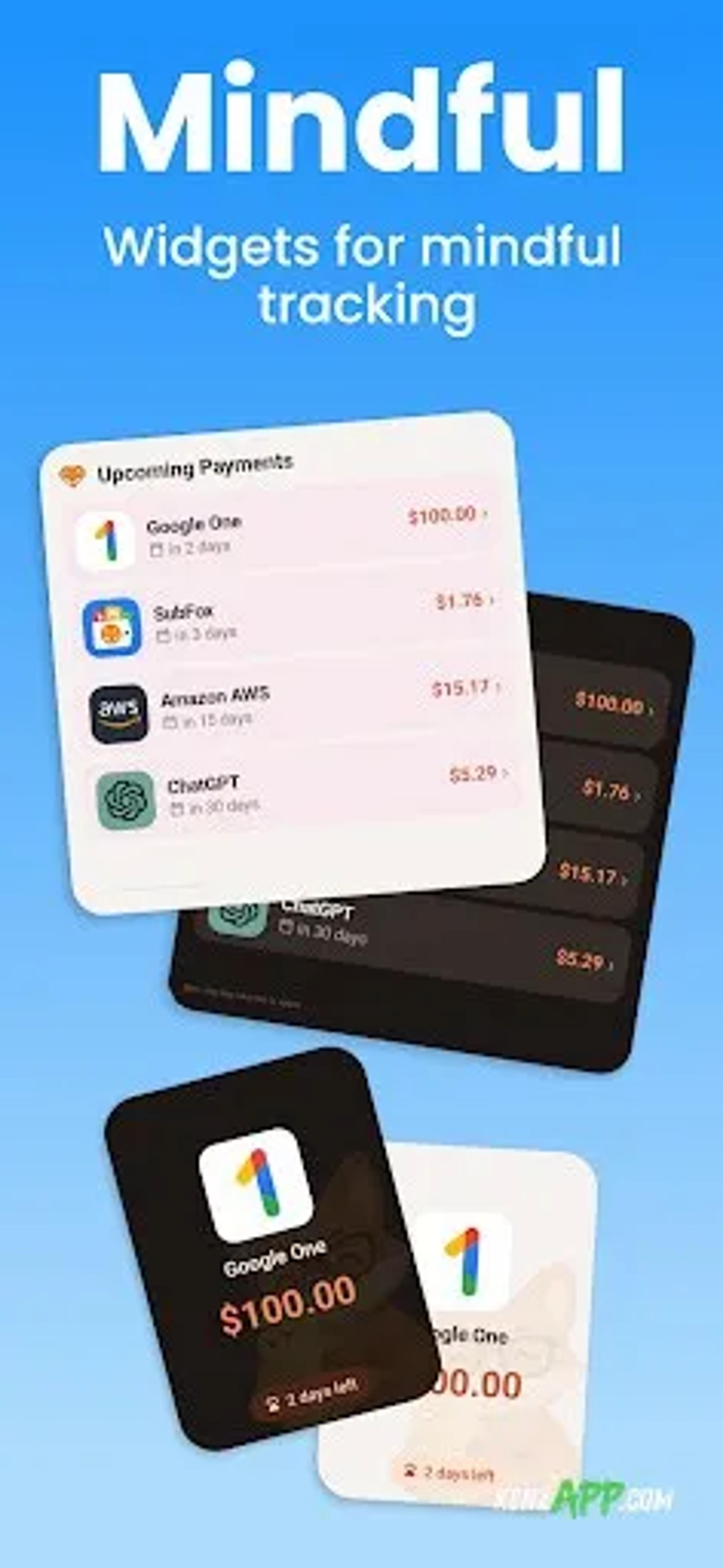 لقطة شاشة 3 من Subscription Tracker: SubFox