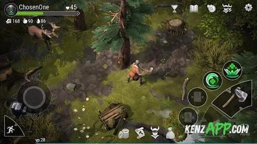 لقطة شاشة 1 من Frostborn: Survival RPG