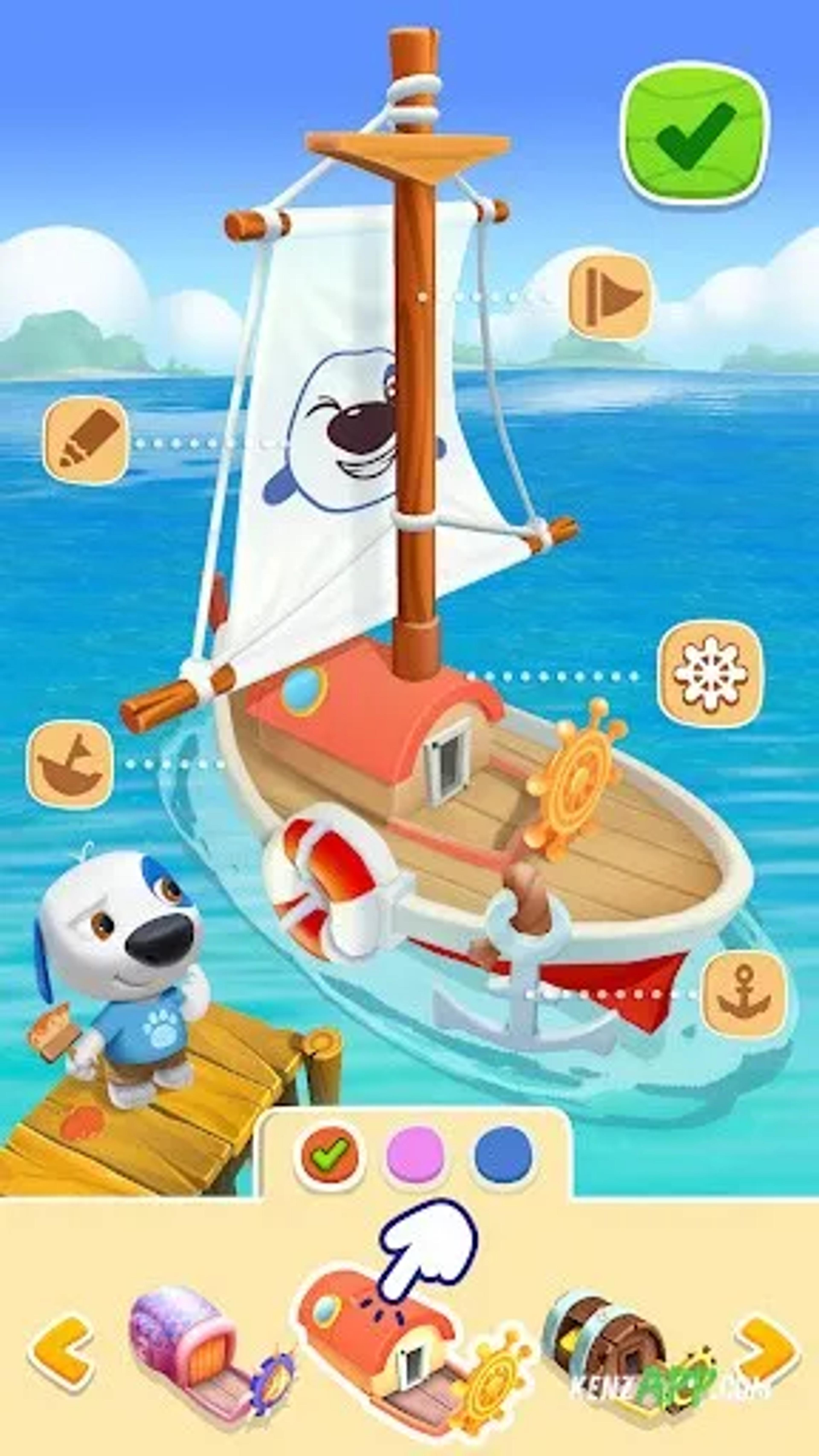 لقطة شاشة 3 من My Talking Hank: Islands