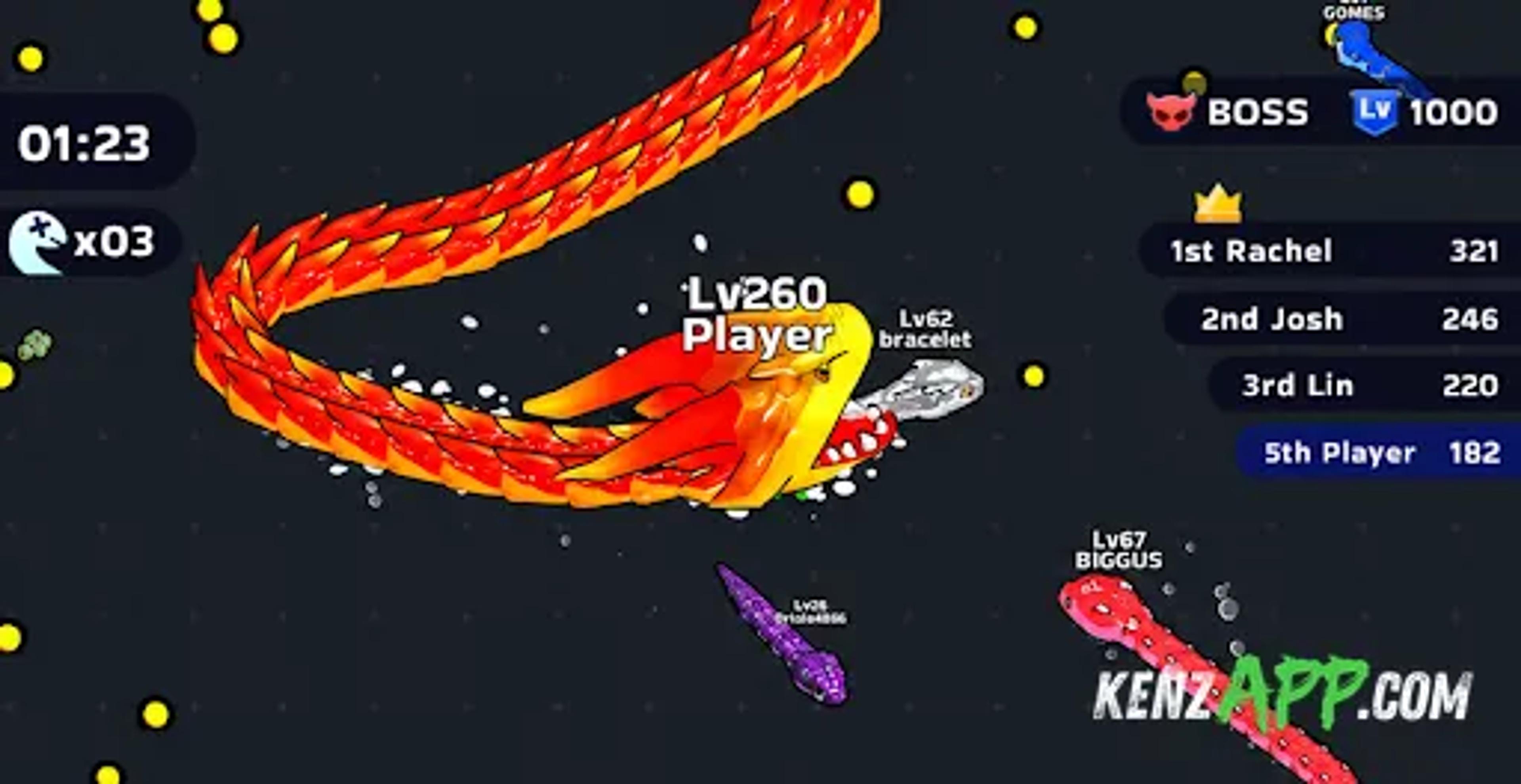 لقطة شاشة 1 من Snake Clash!