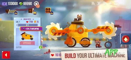 لقطة شاشة 2 من CATS: Crash Arena Turbo Stars
