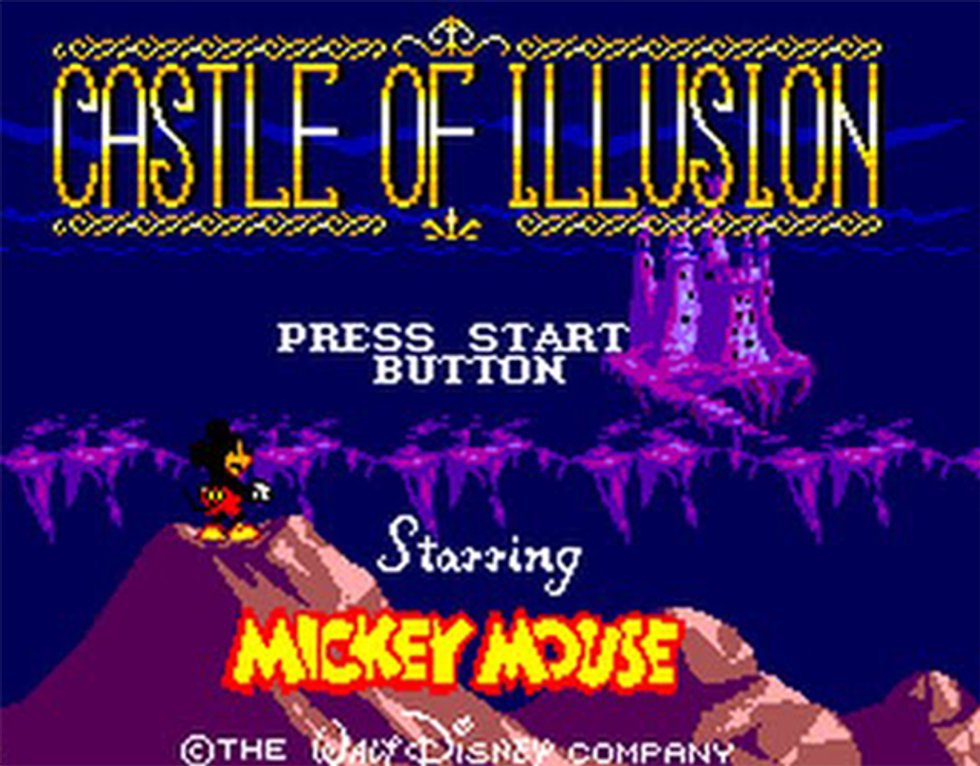 Castle of Illusion starring Mickey Mouse Sega Master System
