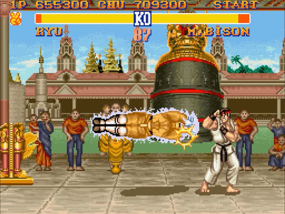 Street Fighter II Super Nintendo Ryu M. Bison