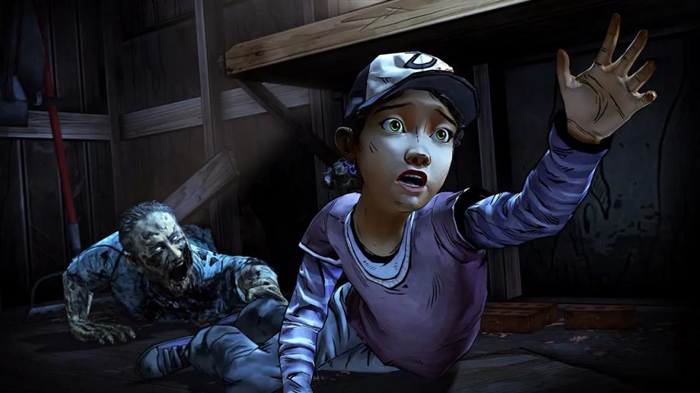 Clementine in a scene from Telltale's The Walking Dead
