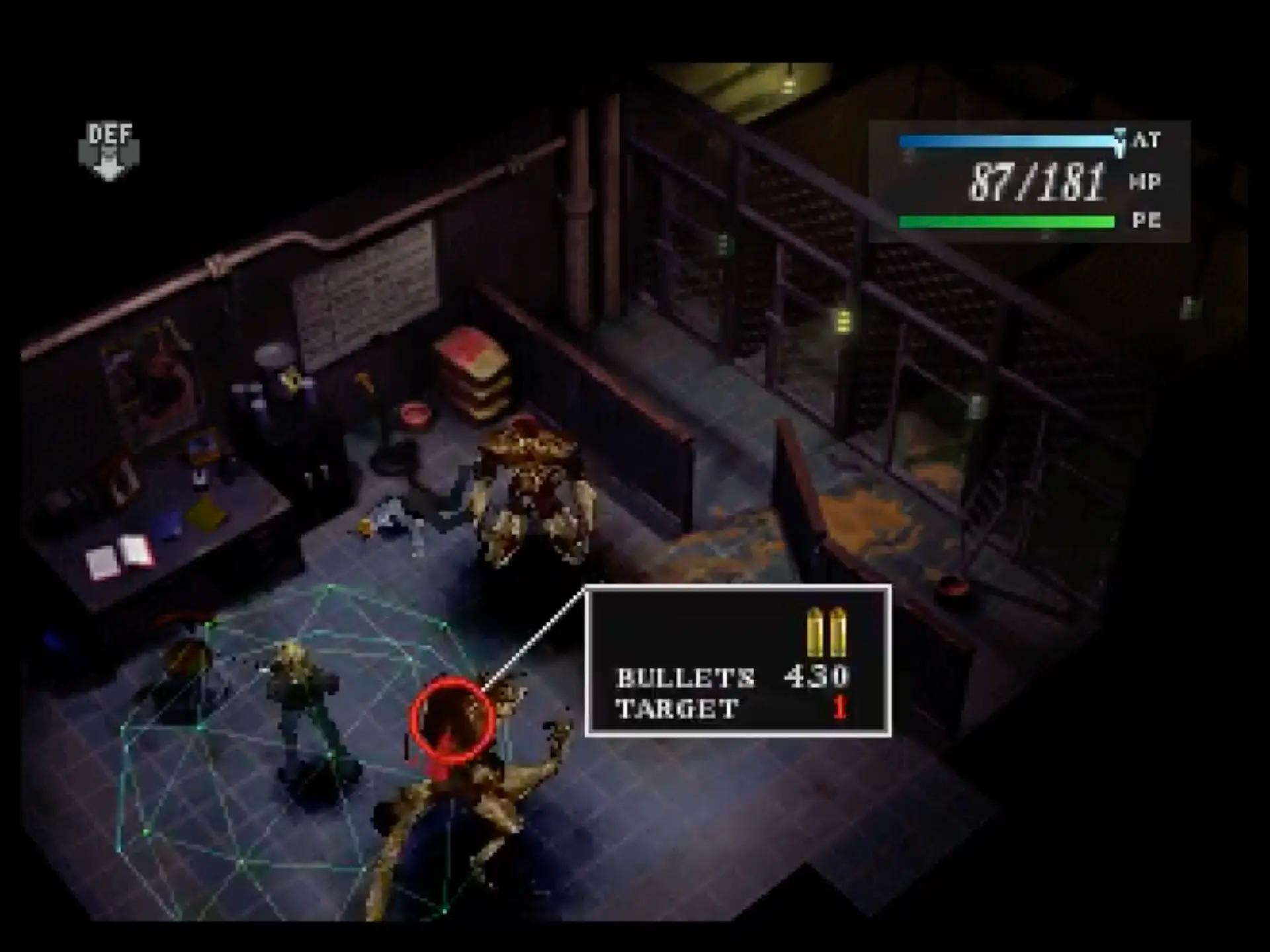 Parasite Eve Squaresoft Playstation 1
